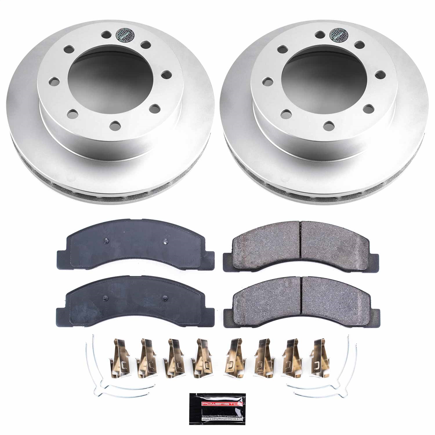Power Stop - CRK1885 - Front - Disc Brake Pad and Rotor Kit