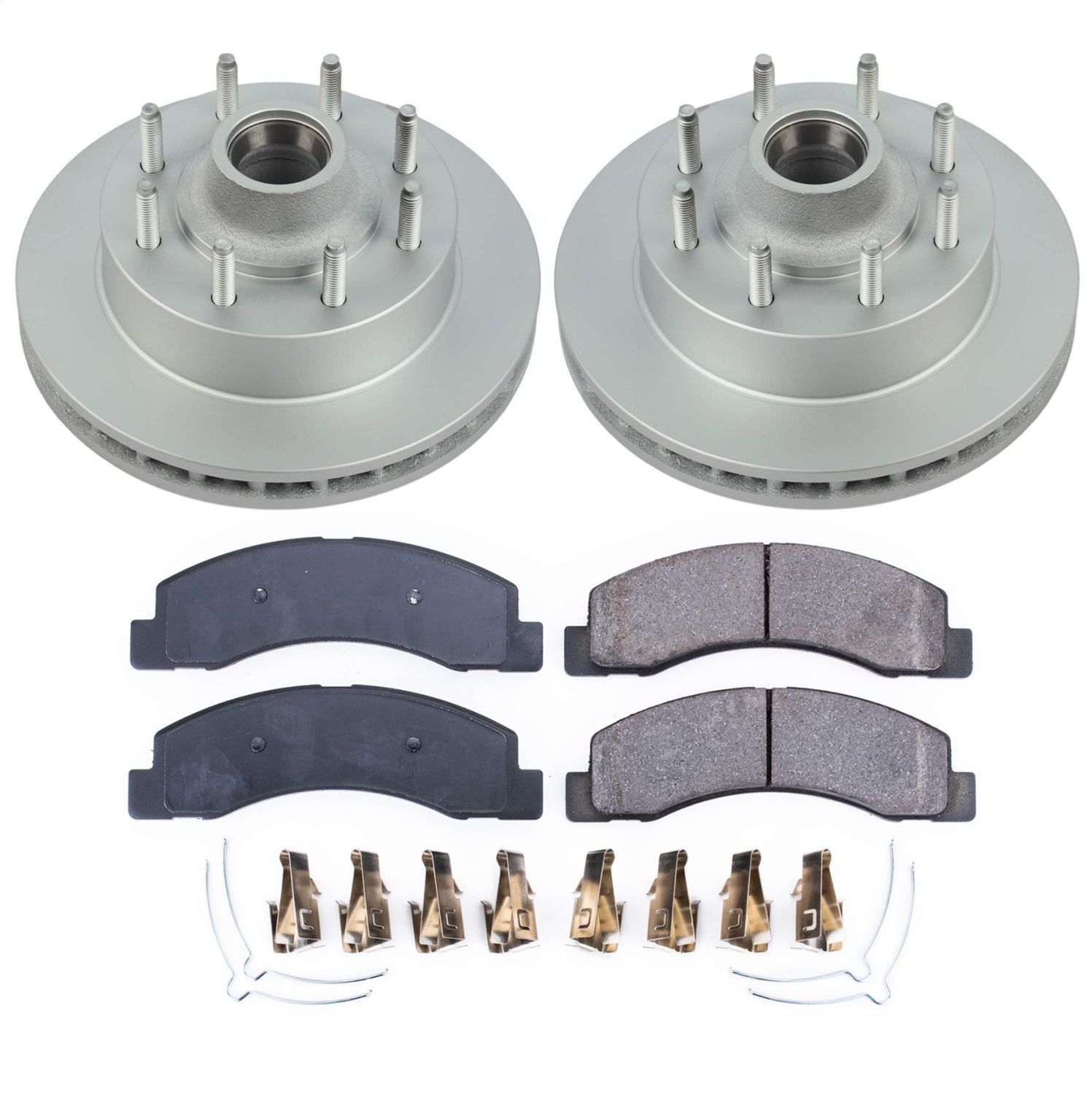 Power Stop - CRK1893 - Front - Disc Brake Pad and Rotor Kit