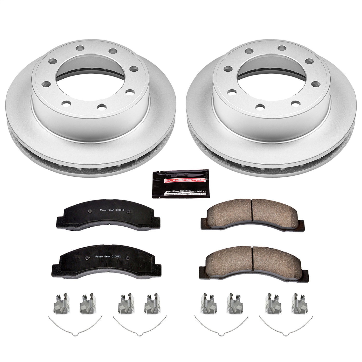 Power Stop - CRK1905 - Front - Disc Brake Pad and Rotor Kit