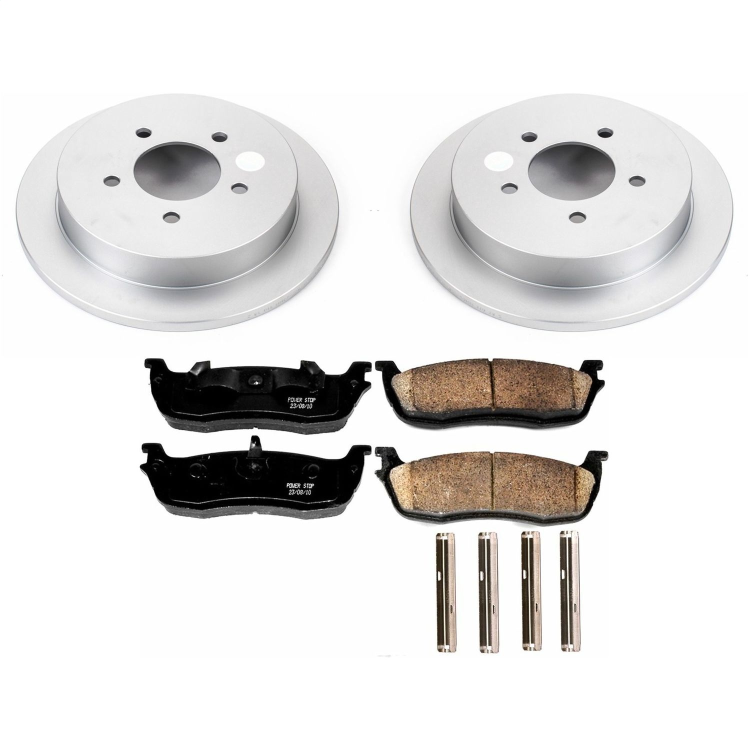 Power Stop - CRK1913 - Rear - Disc Brake Pad and Rotor Kit