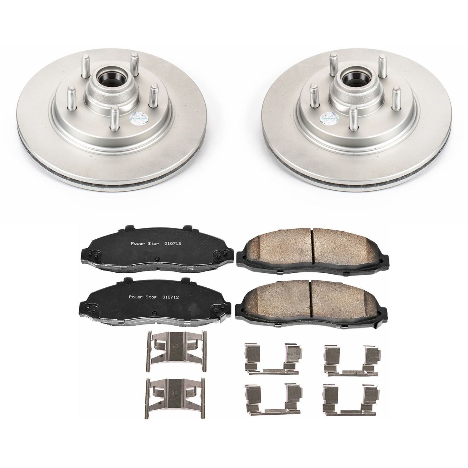 Power Stop - CRK1914 - Front - Disc Brake Pad and Rotor Kit