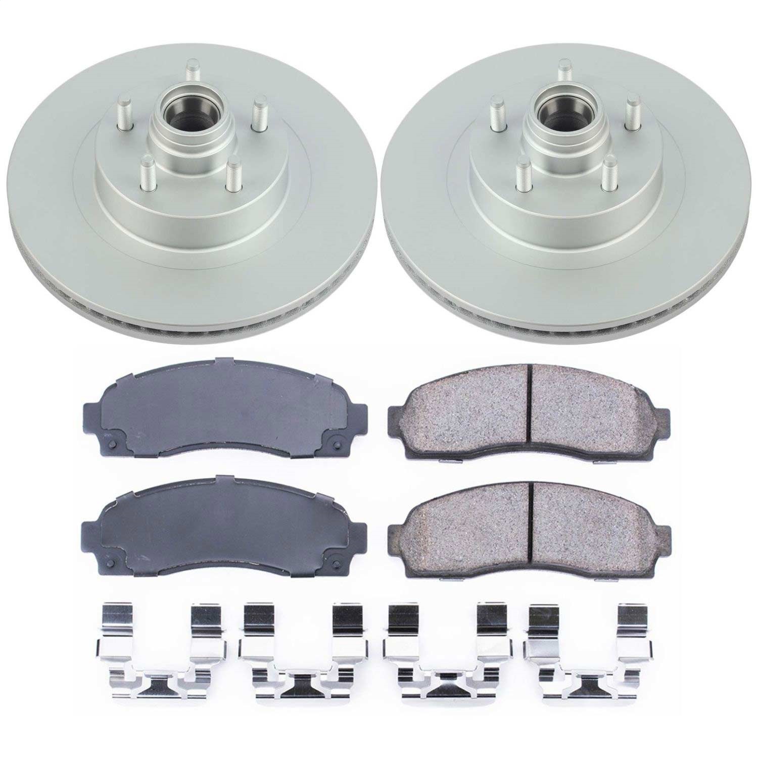 Power Stop - CRK1920 - Front - Disc Brake Pad and Rotor Kit