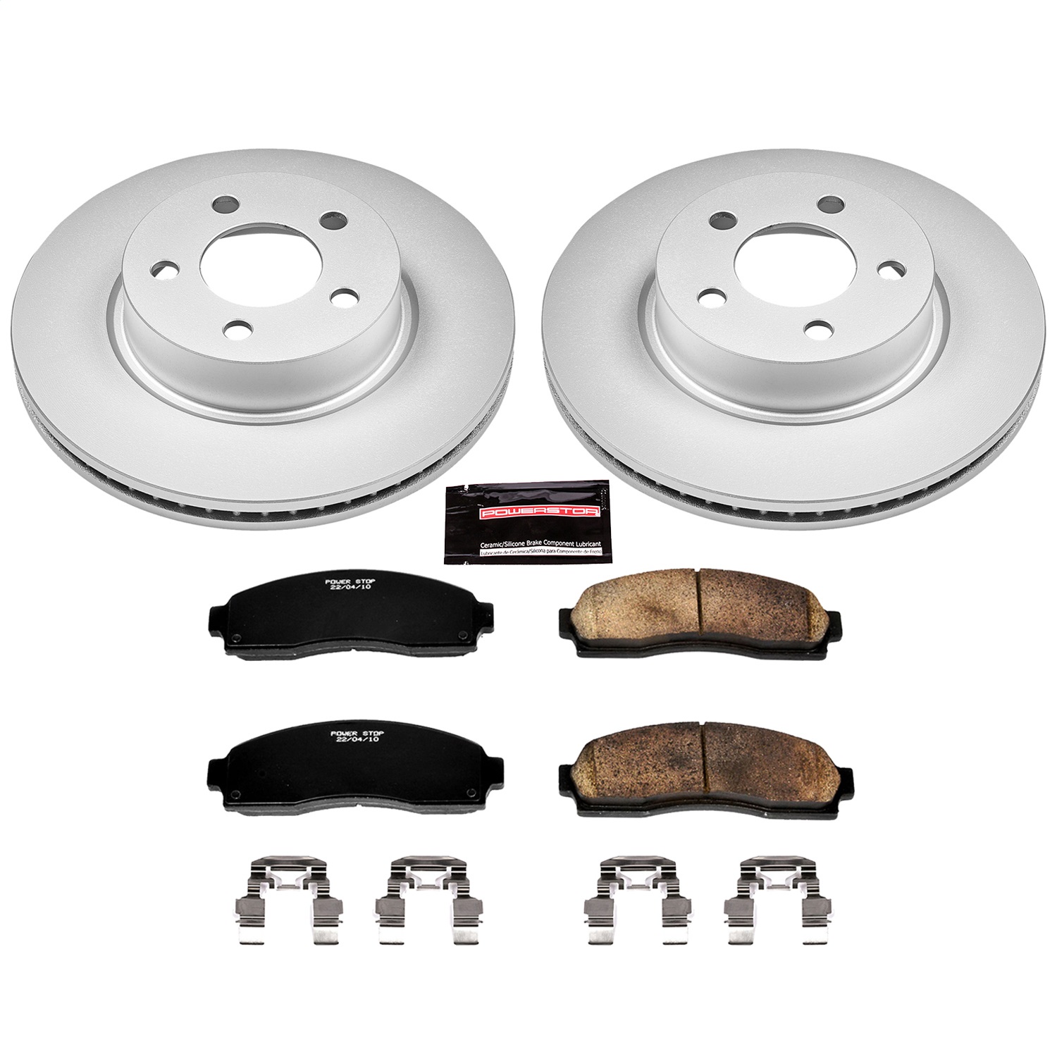 Power Stop - CRK1923 - Front - Disc Brake Pad and Rotor Kit