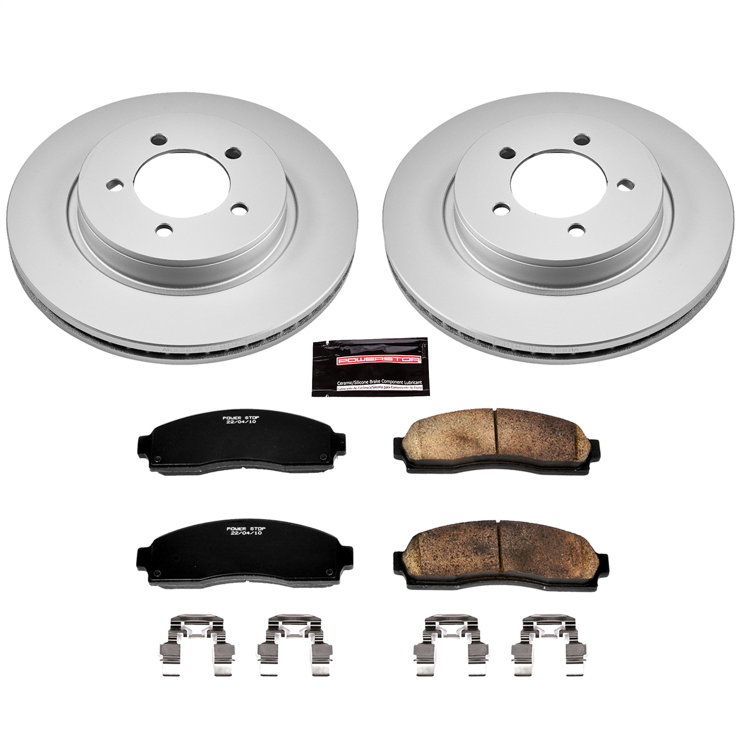Power Stop - CRK1931 - Front - Disc Brake Pad and Rotor Kit