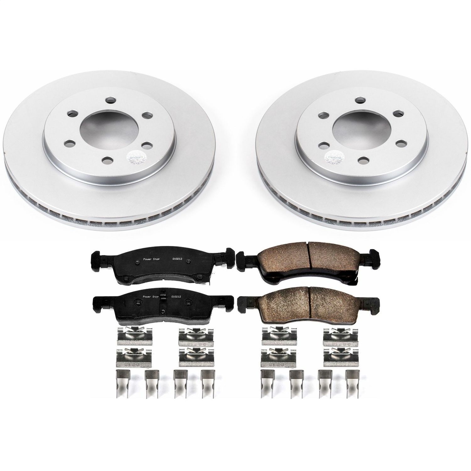 Power Stop - CRK1933 - Front - Disc Brake Pad and Rotor Kit