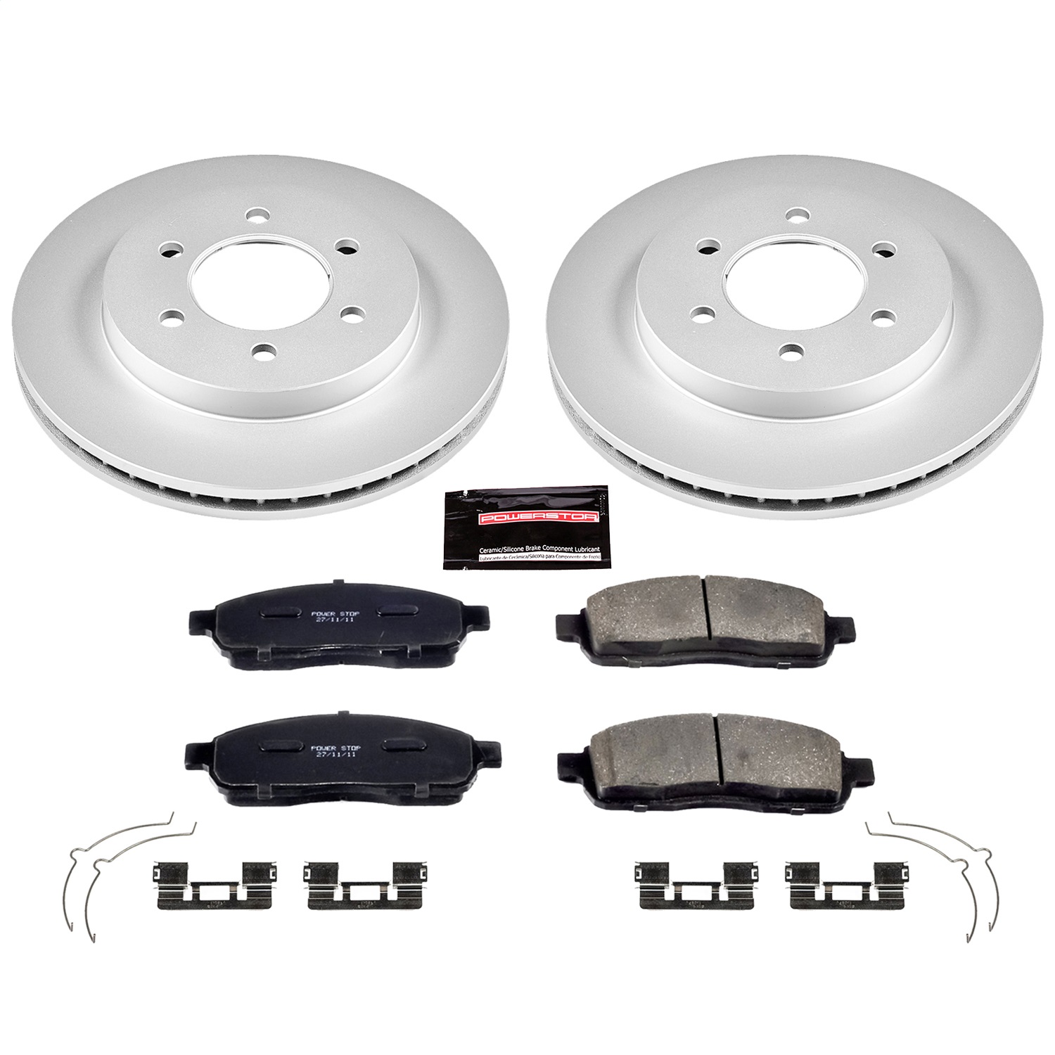Power Stop - CRK1943 - Front - Disc Brake Pad and Rotor Kit