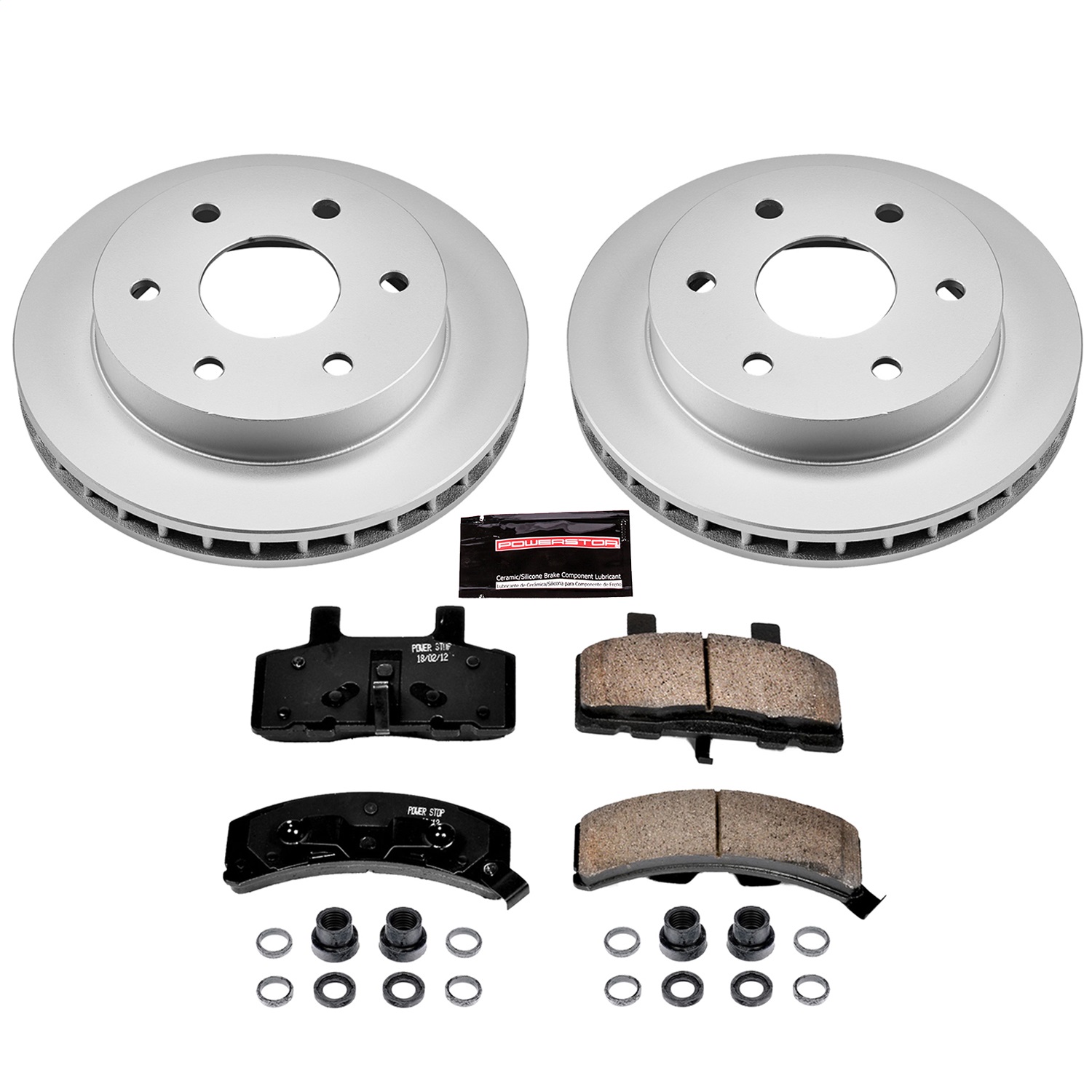 Power Stop - CRK1970 - Front - Disc Brake Pad and Rotor Kit