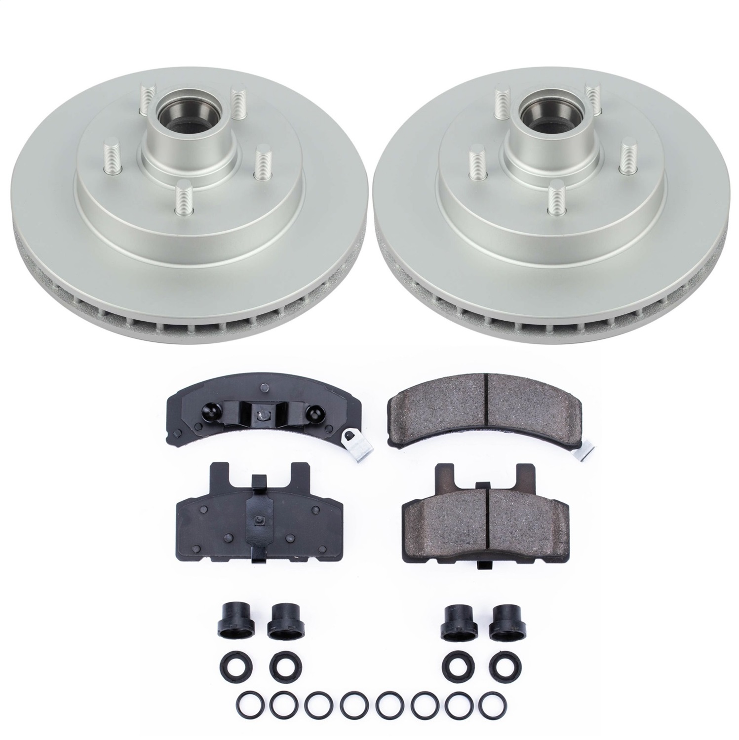 Power Stop - CRK1990 - Front - Disc Brake Pad and Rotor Kit