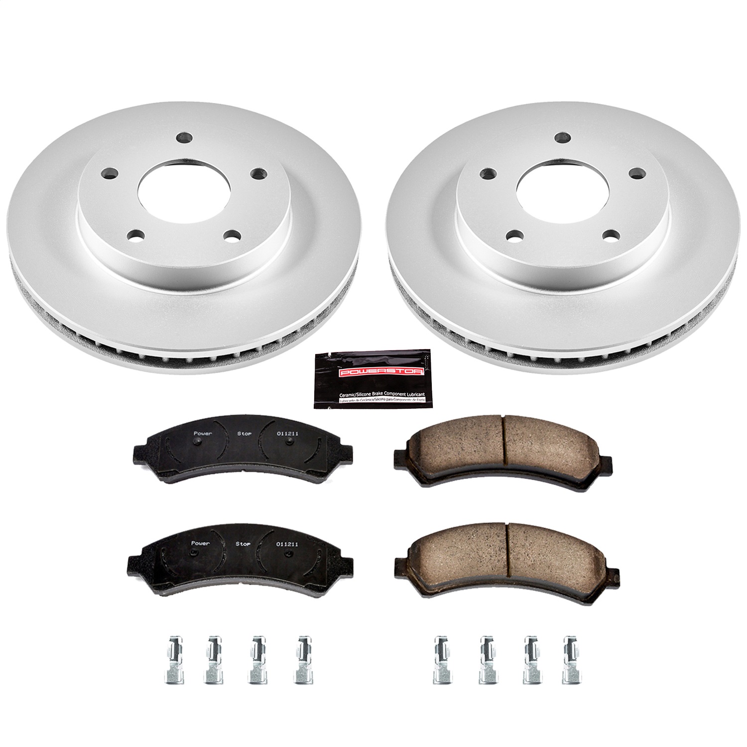 Power Stop - CRK2004 - Front - Disc Brake Pad and Rotor Kit