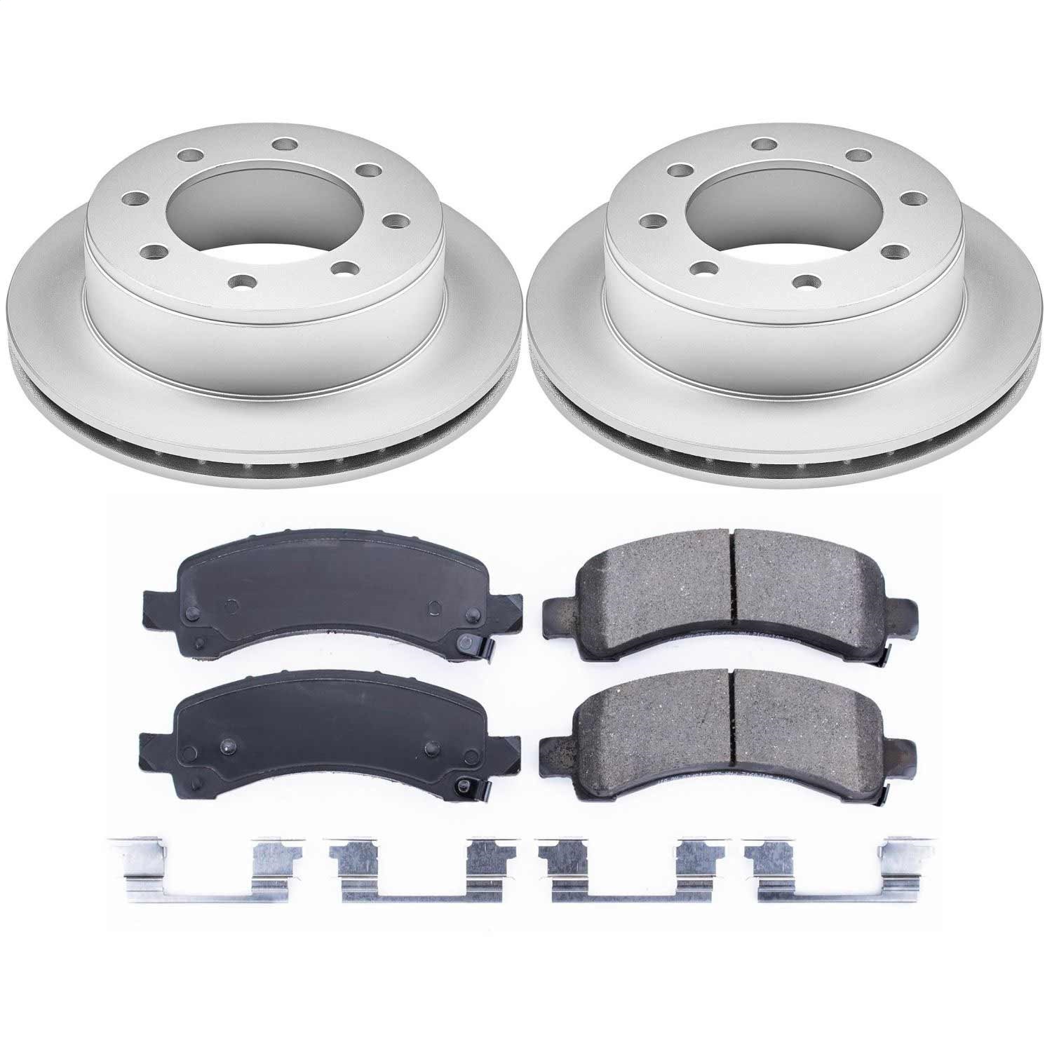 Power Stop - CRK2043 - Rear - Disc Brake Pad and Rotor Kit