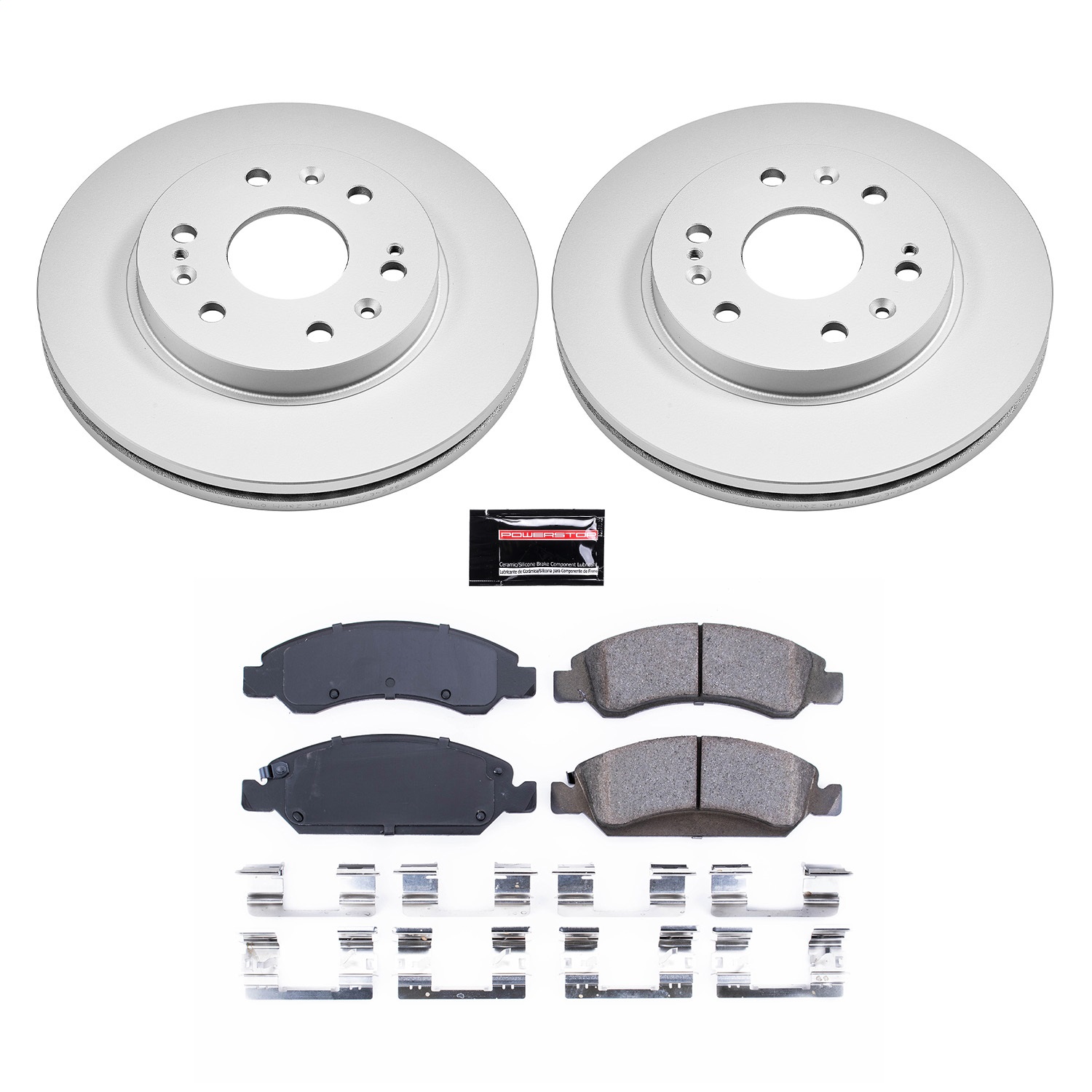 Power Stop - CRK2069 - Front - Disc Brake Pad and Rotor Kit