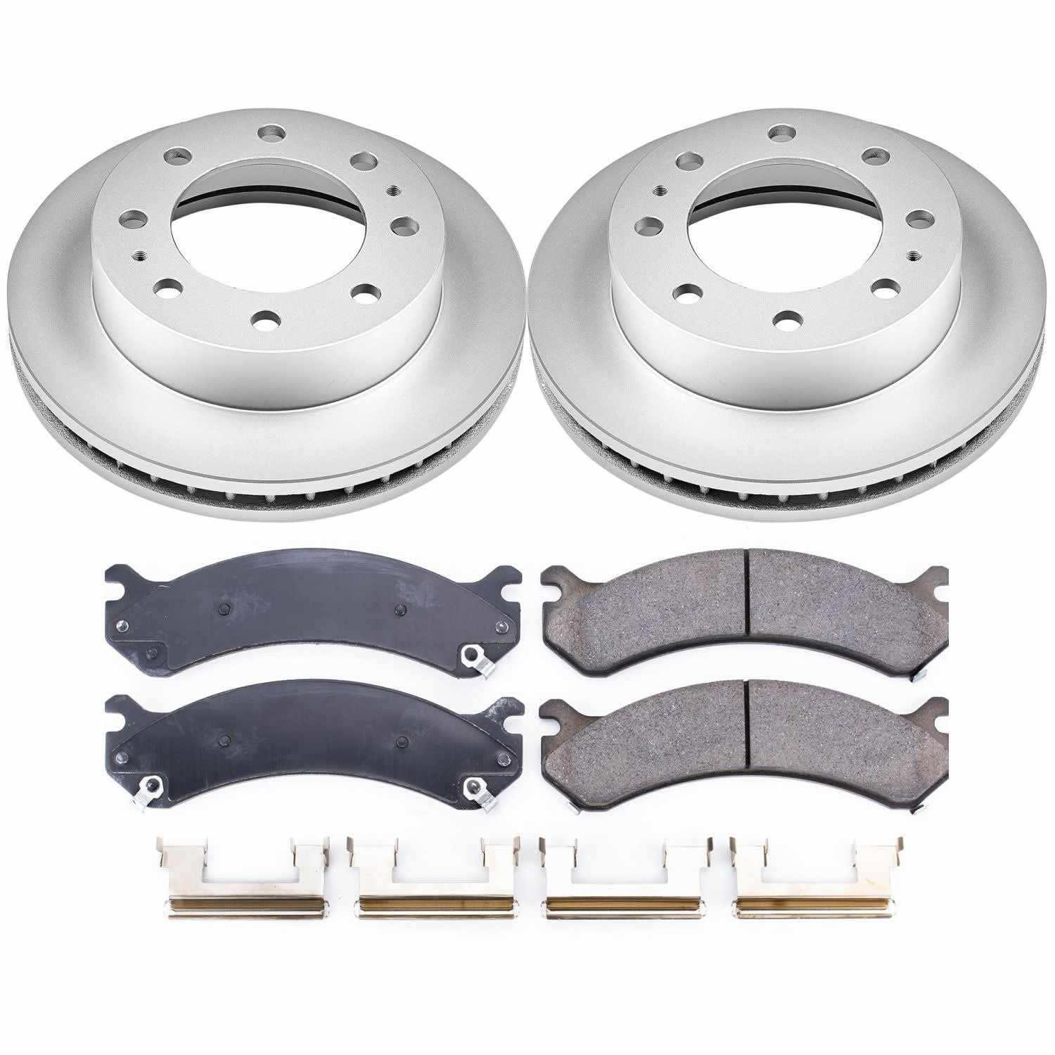 Power Stop - CRK2071 - Front - Disc Brake Pad and Rotor Kit