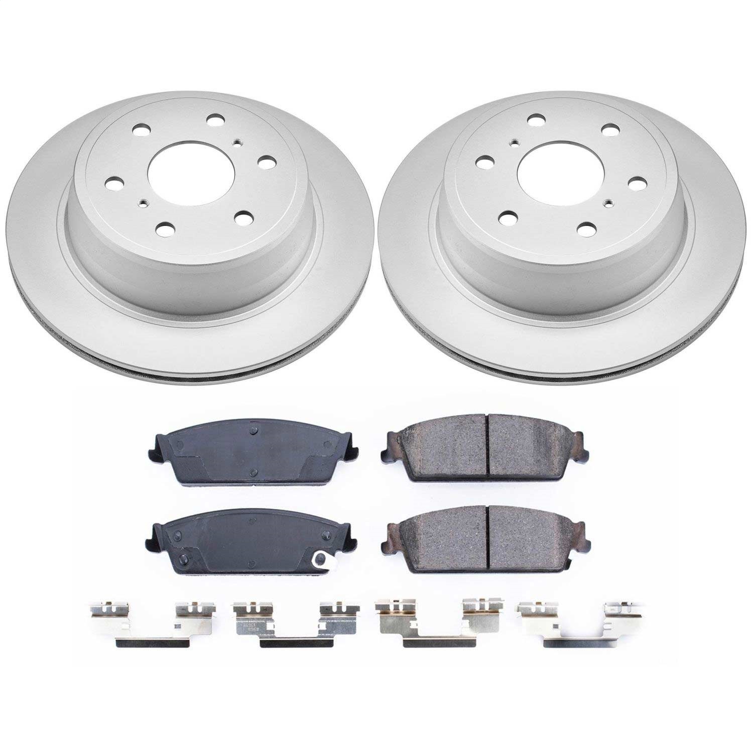 Power Stop - CRK2083 - Rear - Disc Brake Pad and Rotor Kit