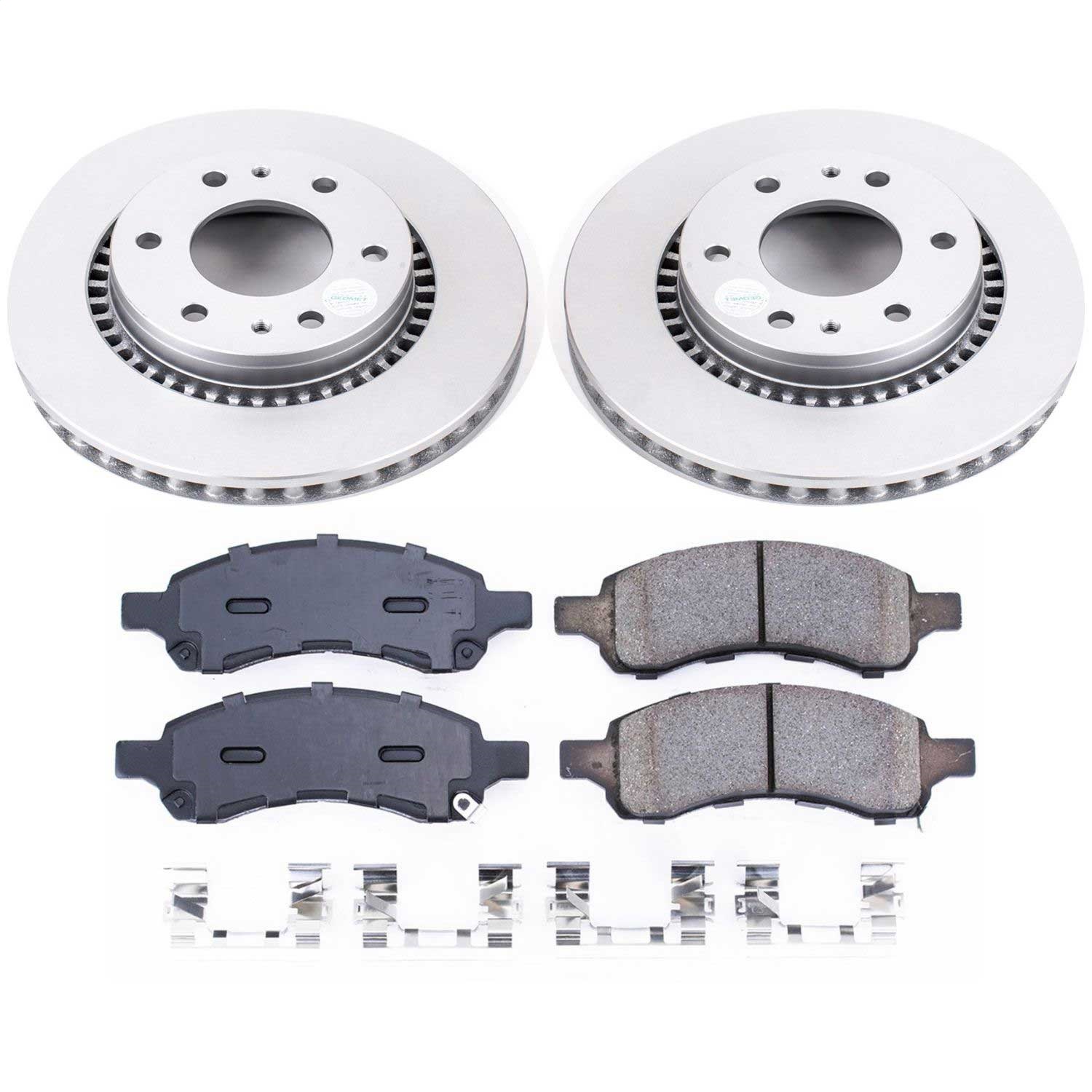 Power Stop - CRK2084 - Front - Disc Brake Pad and Rotor Kit