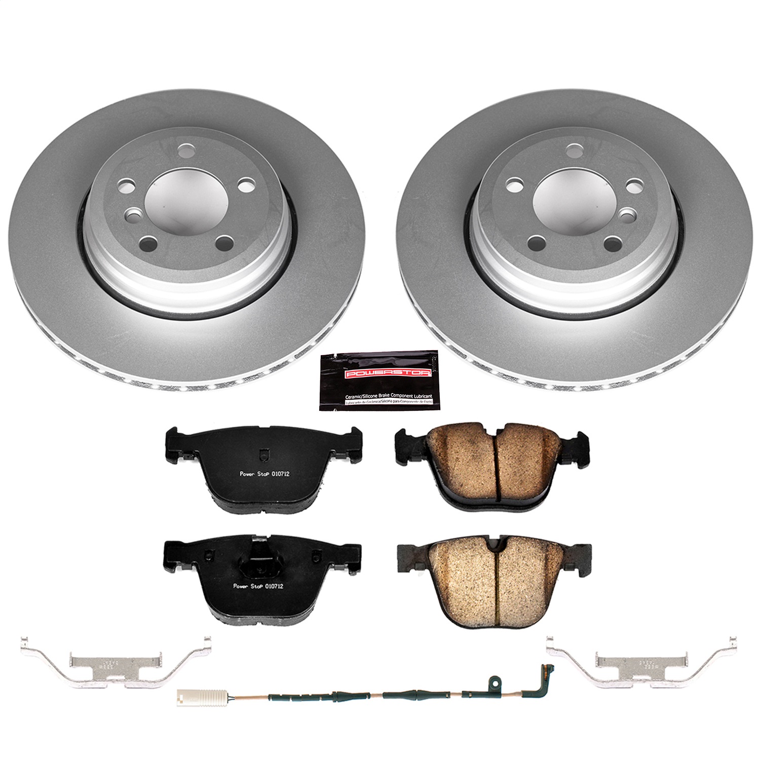 Power Stop - CRK2086 - Rear - Disc Brake Pad and Rotor Kit
