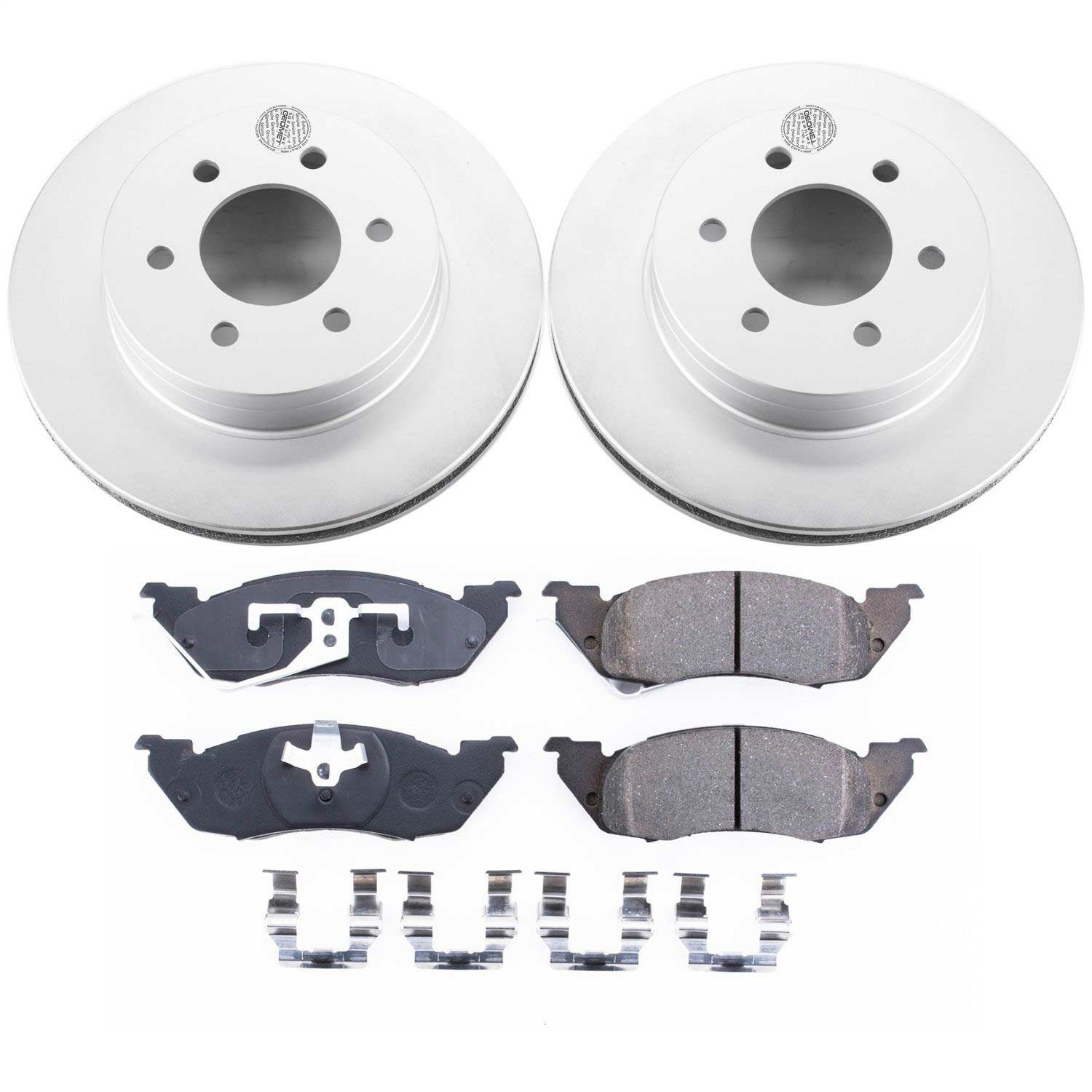 Power Stop - CRK2137 - Front - Disc Brake Pad and Rotor Kit