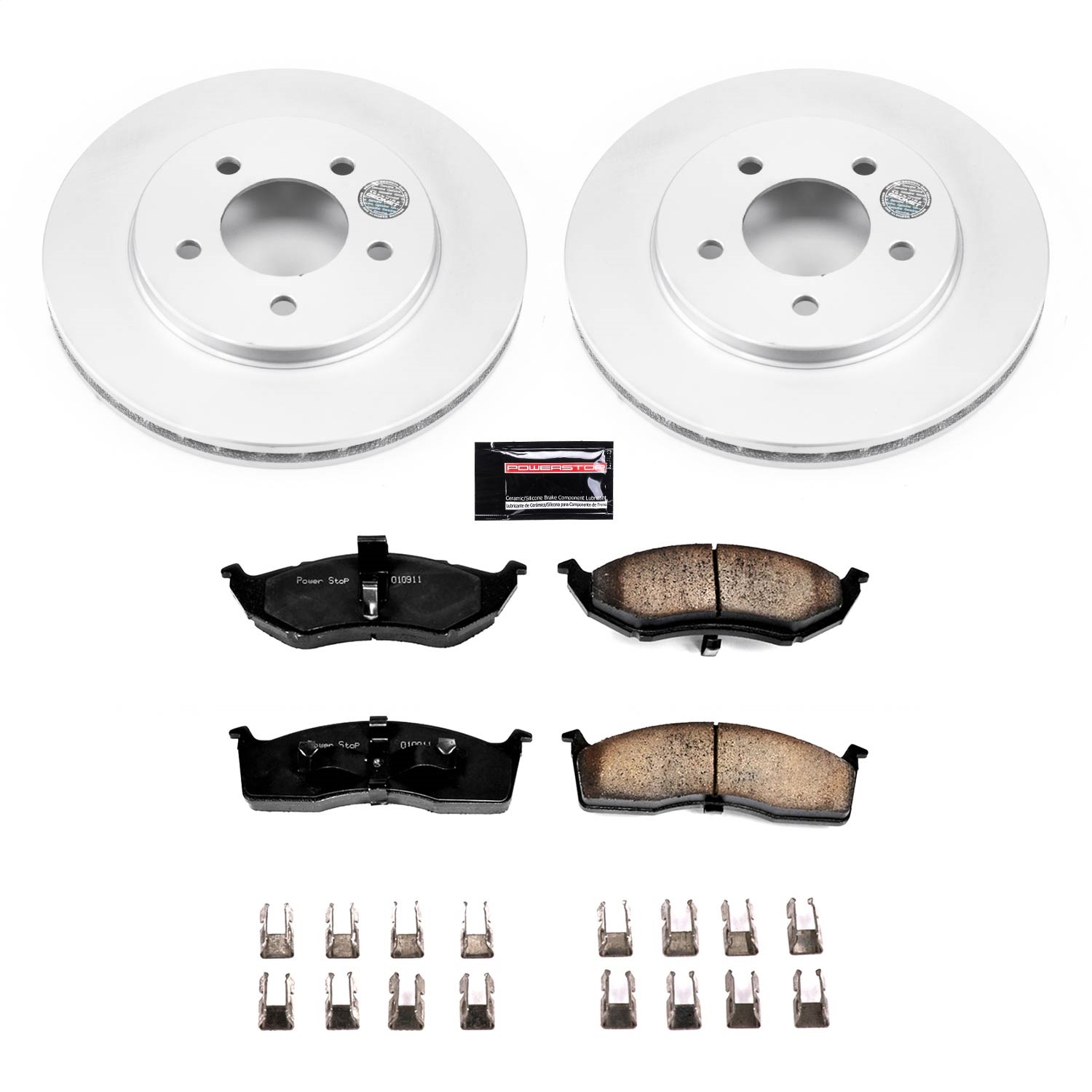 Power Stop - CRK2140 - Front - Disc Brake Pad and Rotor Kit