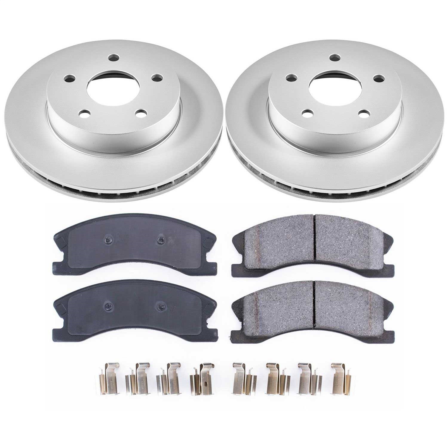 Power Stop - CRK2149 - Front - Disc Brake Pad and Rotor Kit