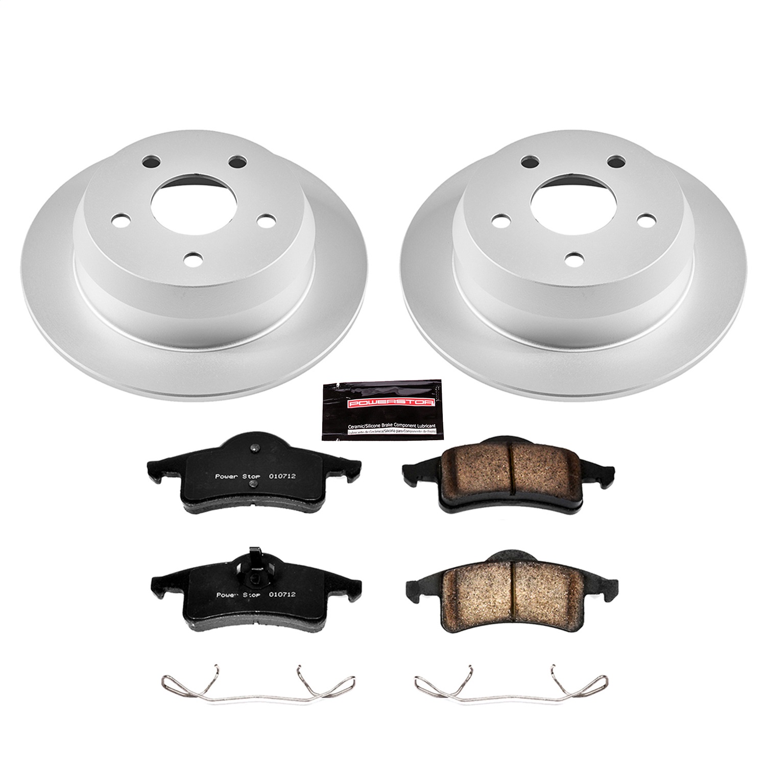 Power Stop - CRK2151 - Rear - Disc Brake Pad and Rotor Kit