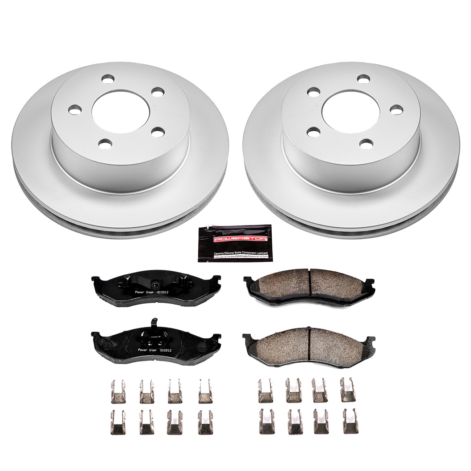 Power Stop - CRK2152 - Front - Disc Brake Pad and Rotor Kit