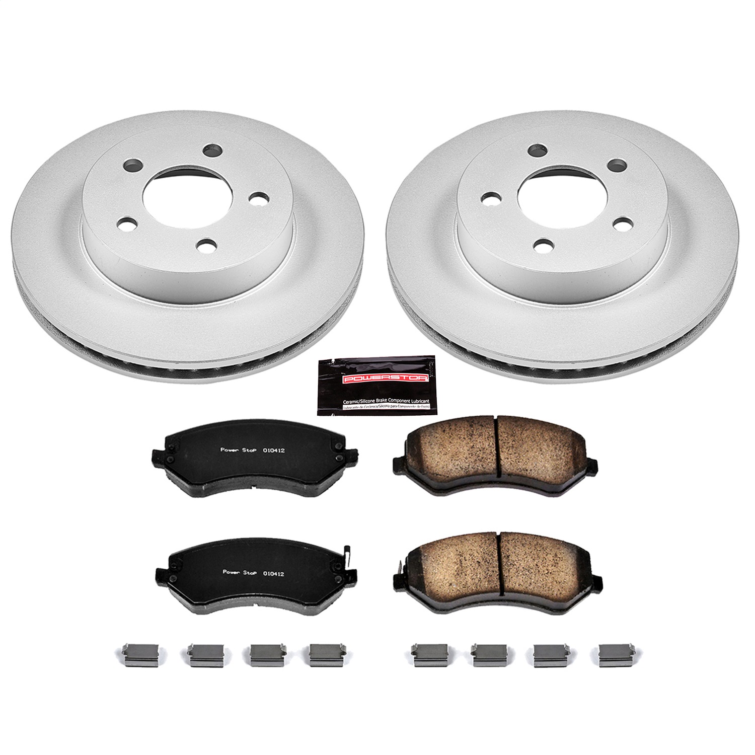 Power Stop - CRK2160 - Front - Disc Brake Pad and Rotor Kit