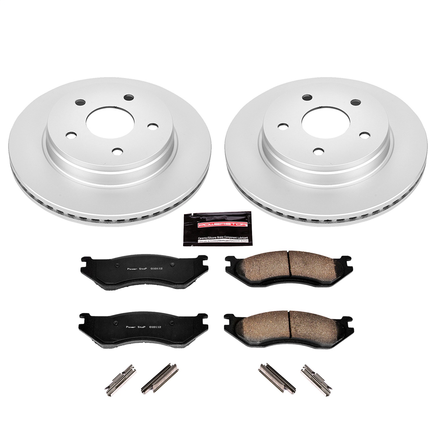 Power Stop - CRK2167 - Front - Disc Brake Pad and Rotor Kit