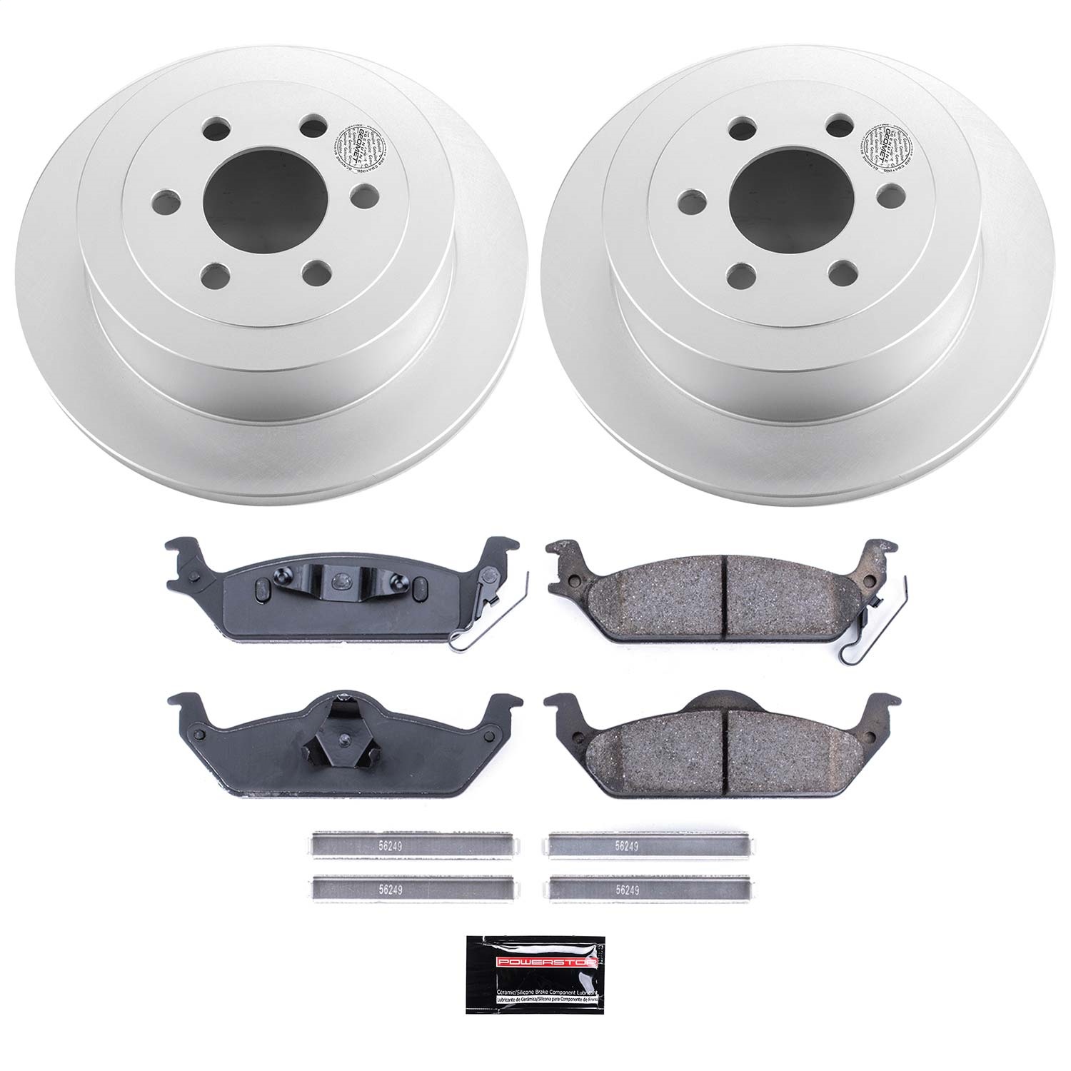 Power Stop - CRK2192 - Rear - Disc Brake Pad and Rotor Kit