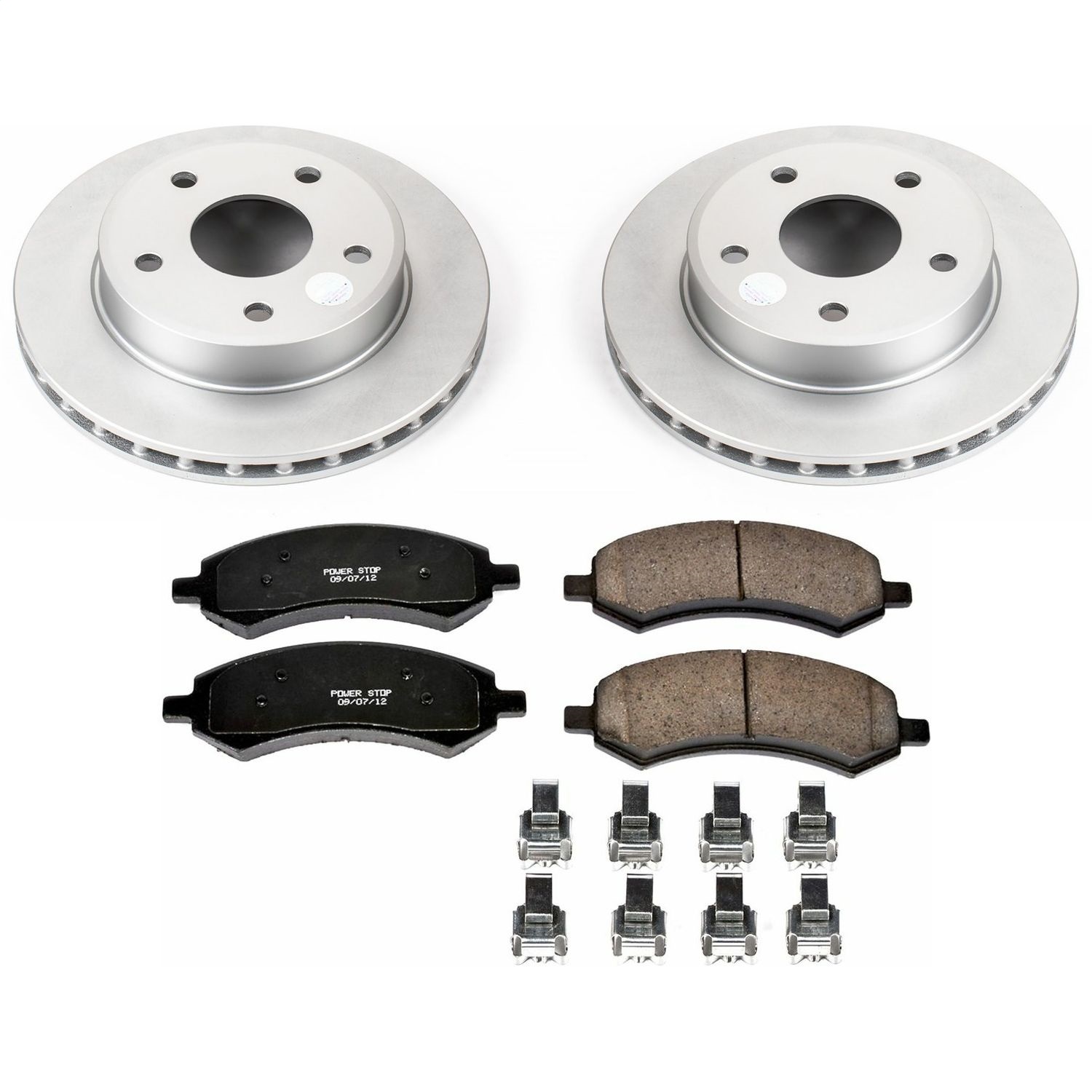 Power Stop - CRK2193 - Front - Disc Brake Pad and Rotor Kit