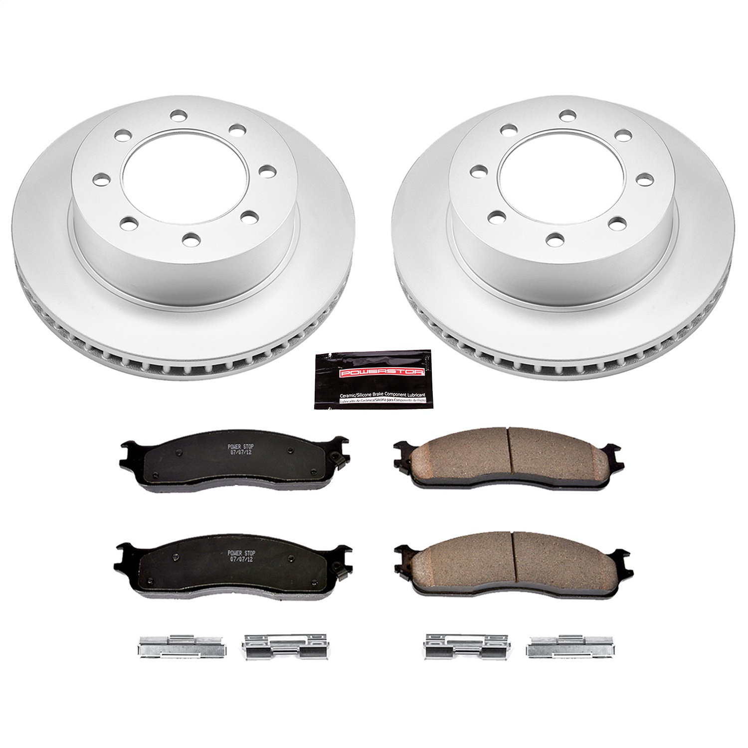 Power Stop - CRK2203 - Front - Disc Brake Pad and Rotor Kit