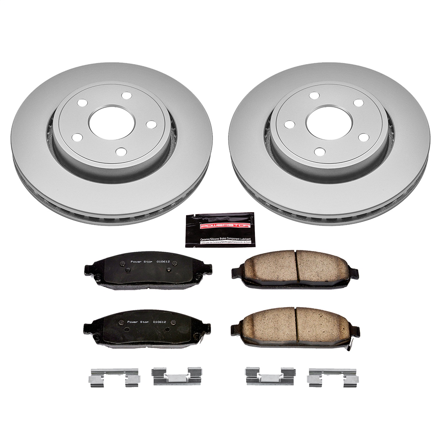 Power Stop - CRK2219 - Front - Disc Brake Pad and Rotor Kit