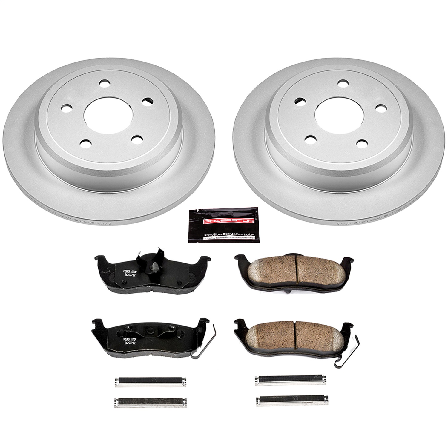 Power Stop - CRK2221 - Rear - Disc Brake Pad and Rotor Kit