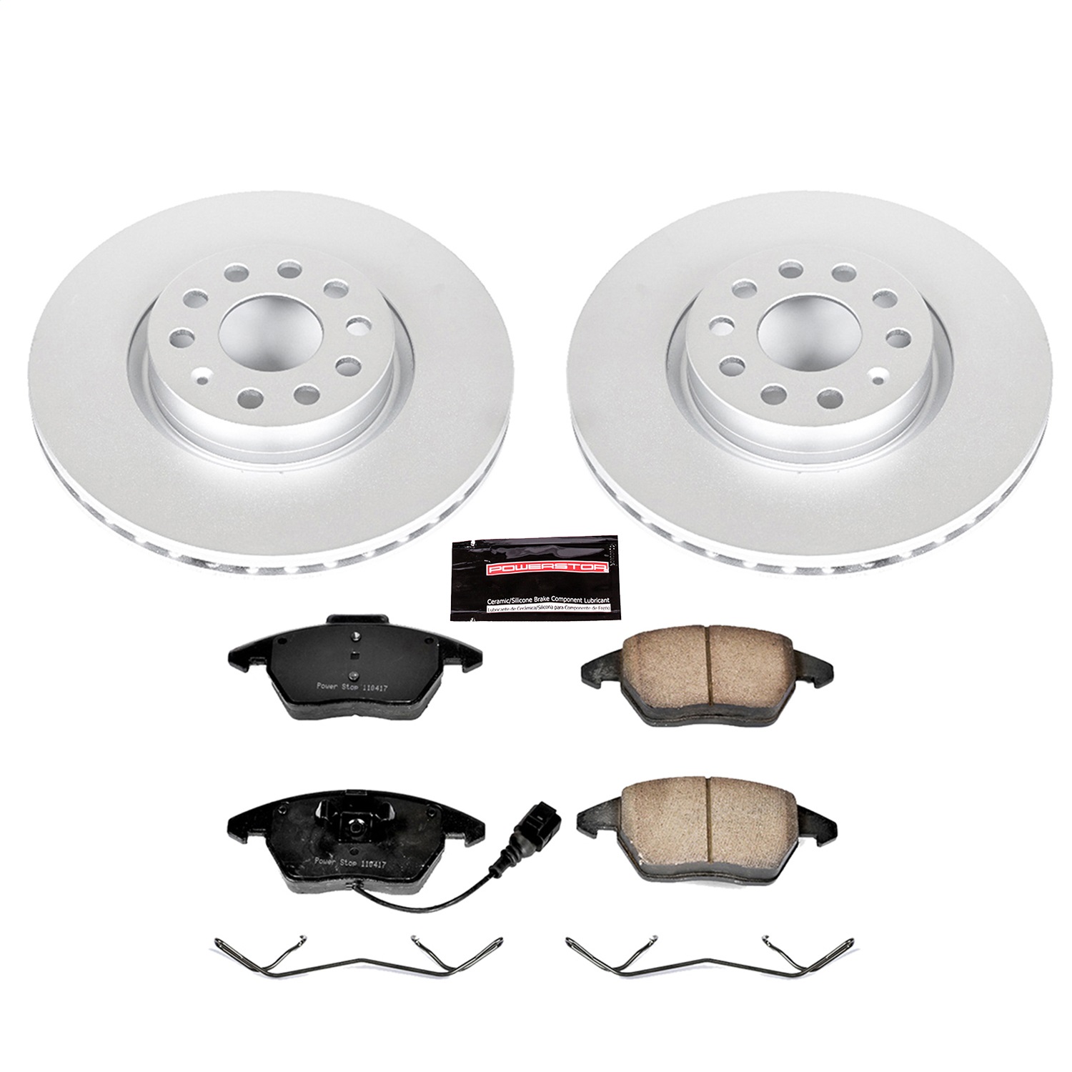 Power Stop - CRK2259 - Front - Disc Brake Pad and Rotor Kit