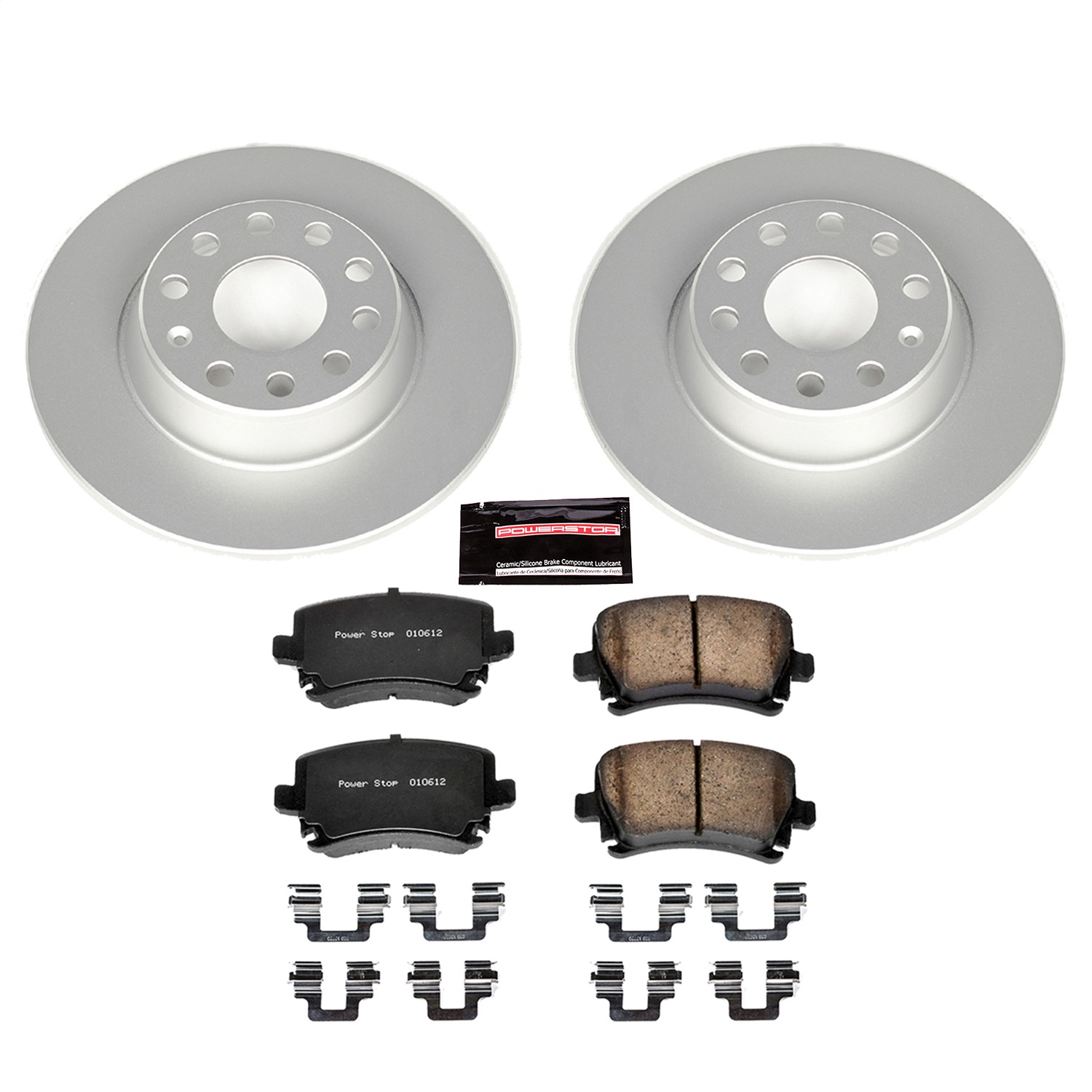 Power Stop - CRK2261 - Rear - Disc Brake Pad and Rotor Kit