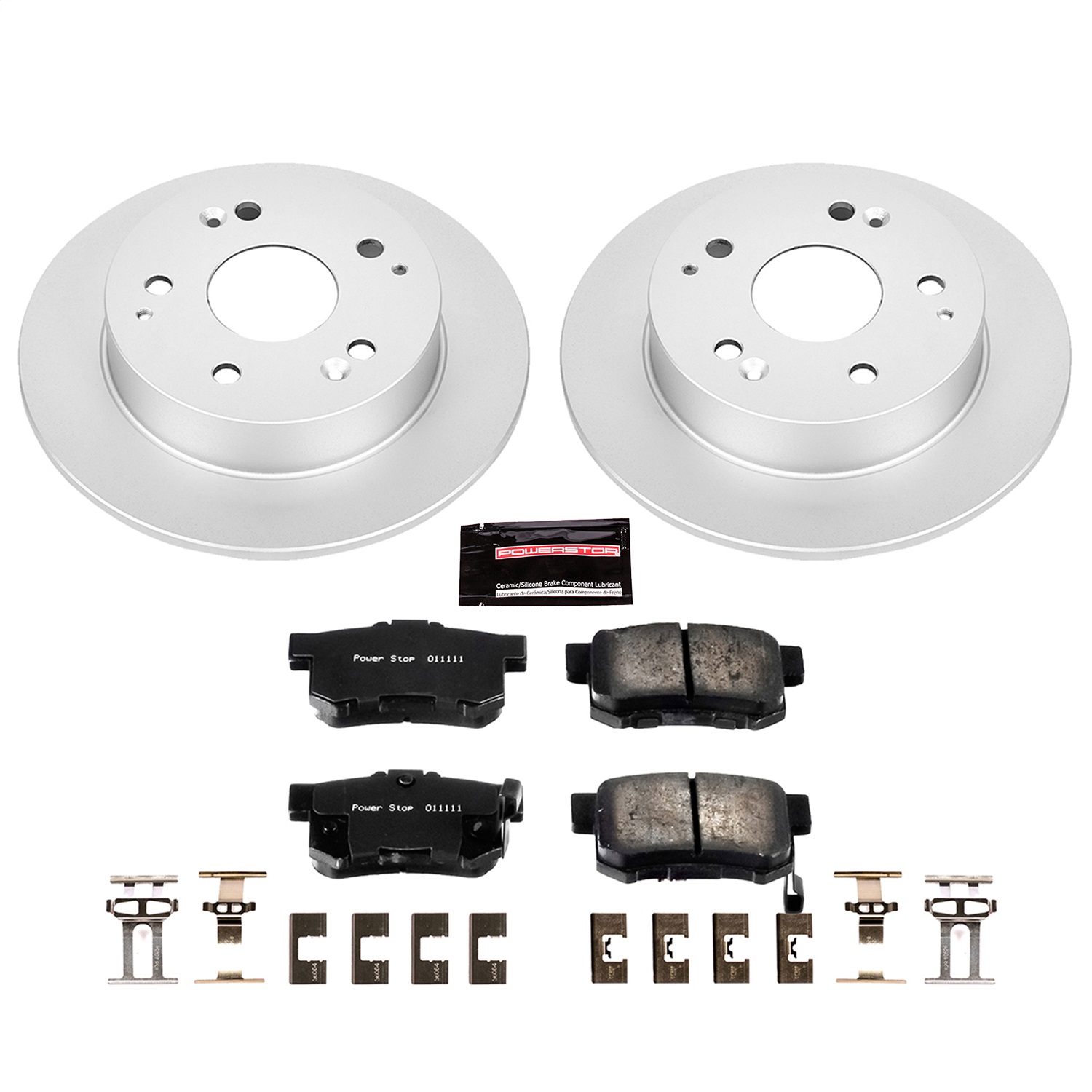 Power Stop - CRK2270 - Rear - Disc Brake Pad and Rotor Kit