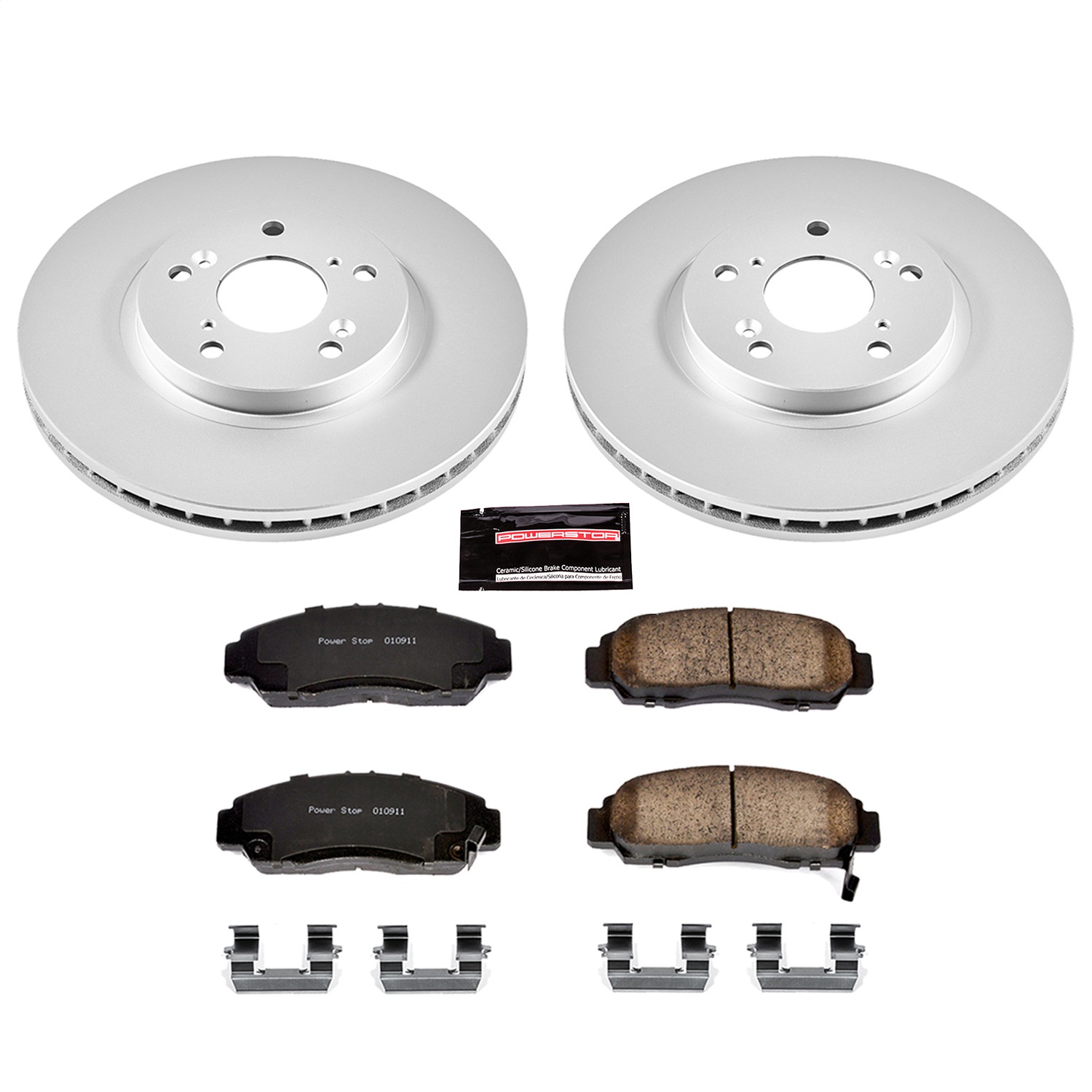 Power Stop - CRK2292 - Front - Disc Brake Pad and Rotor Kit