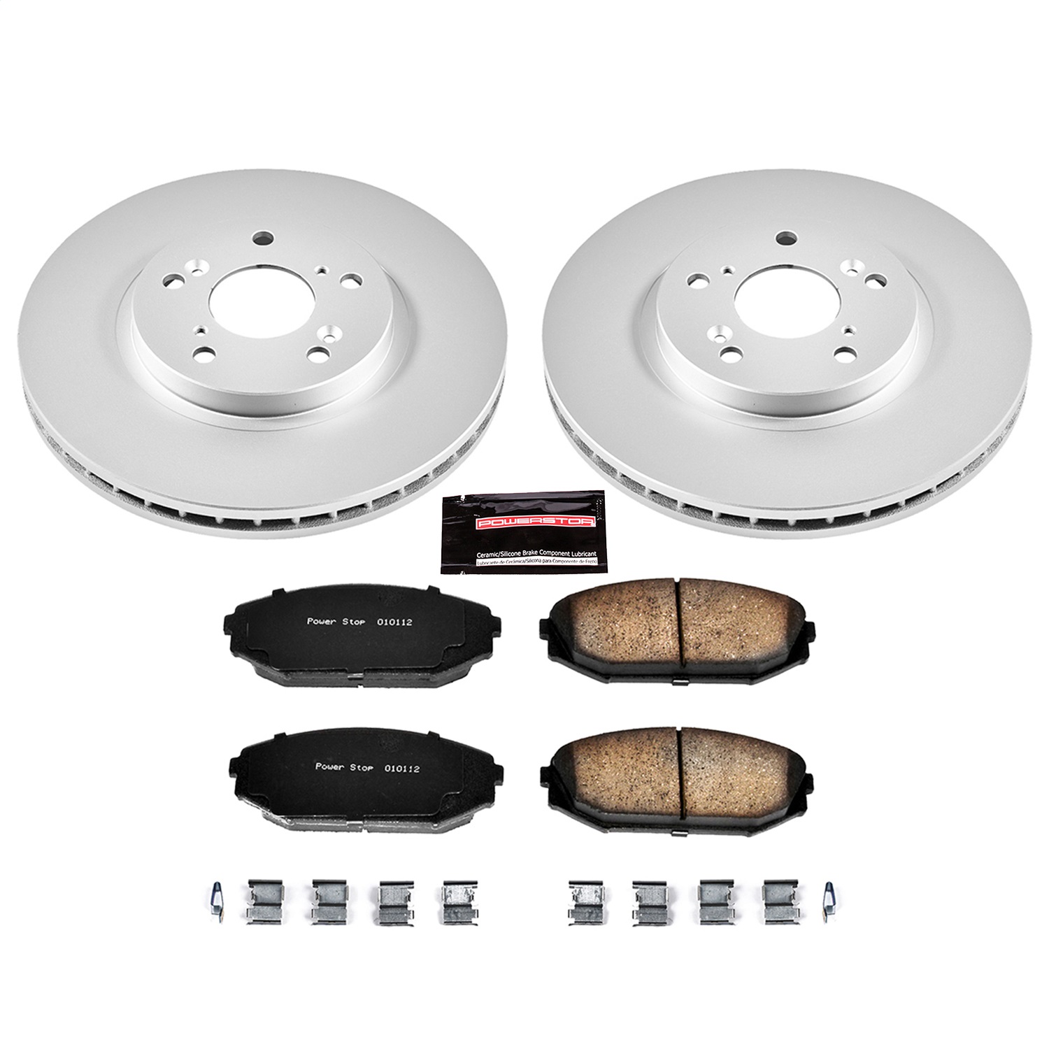 Power Stop - CRK2299 - Front - Disc Brake Pad and Rotor Kit
