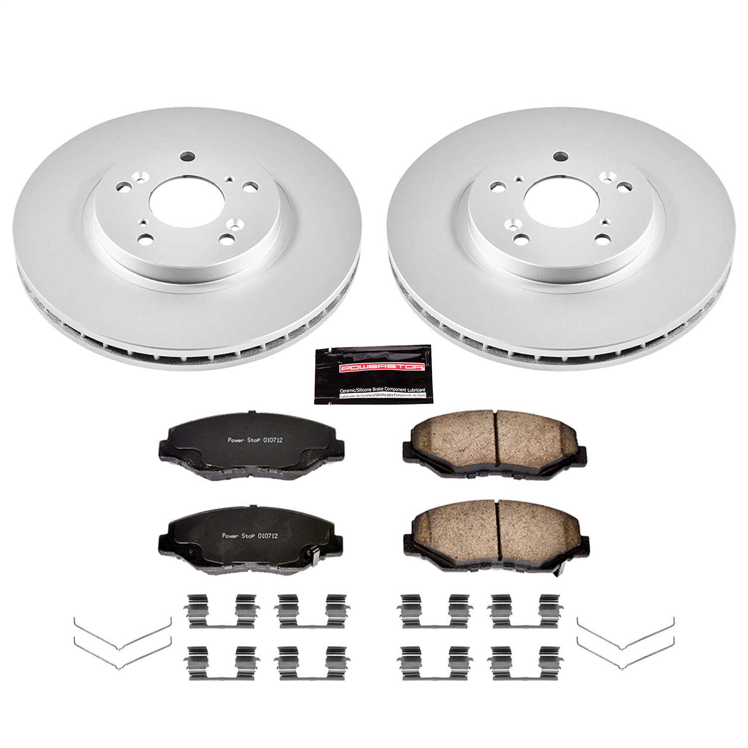 Power Stop - CRK2302 - Front - Disc Brake Pad and Rotor Kit