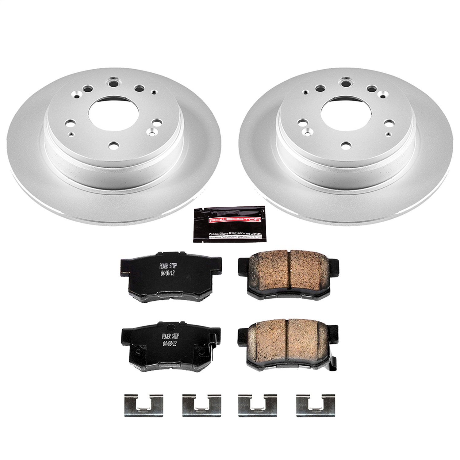 Power Stop - CRK2308 - Rear - Disc Brake Pad and Rotor Kit