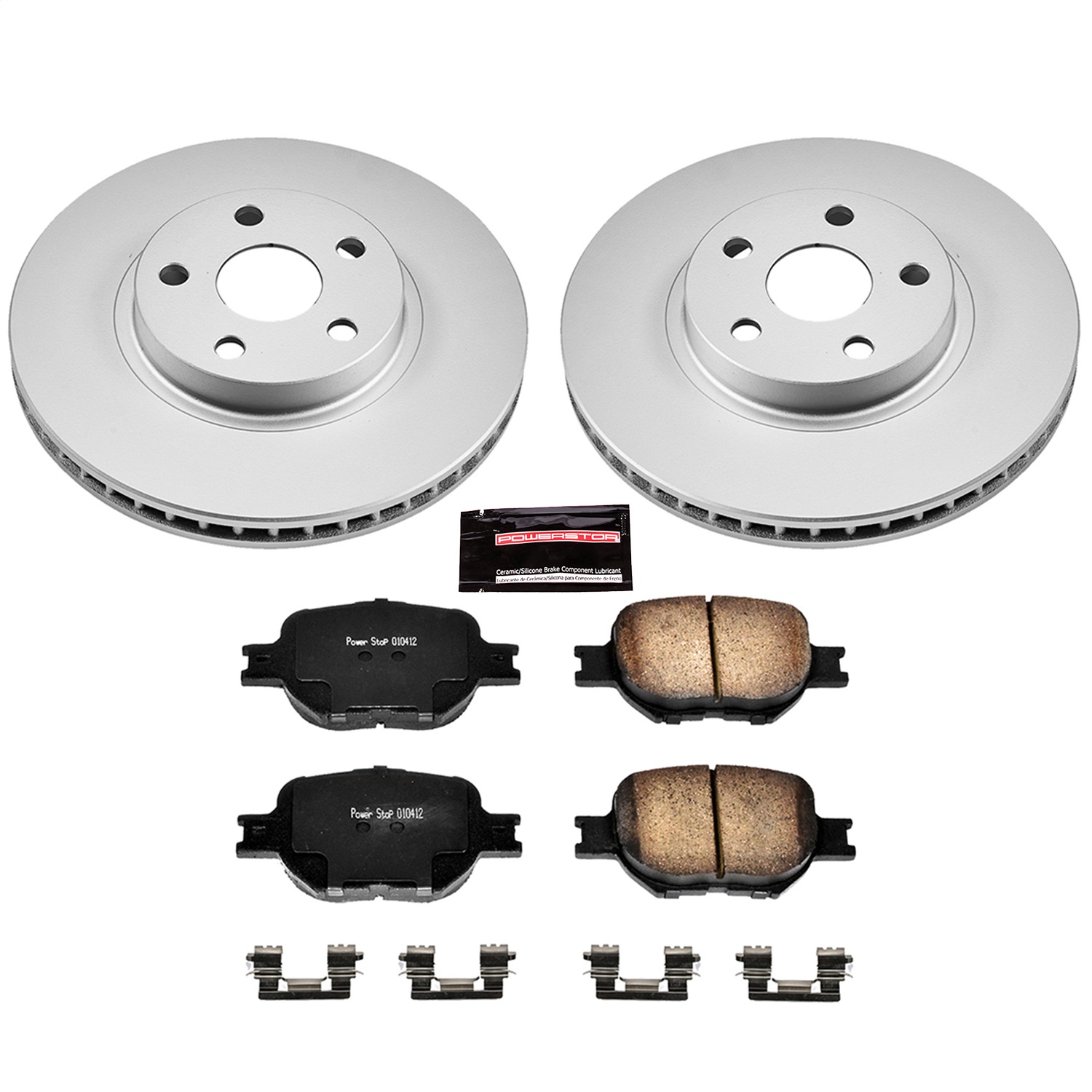 Power Stop - CRK2313 - Front - Disc Brake Pad and Rotor Kit