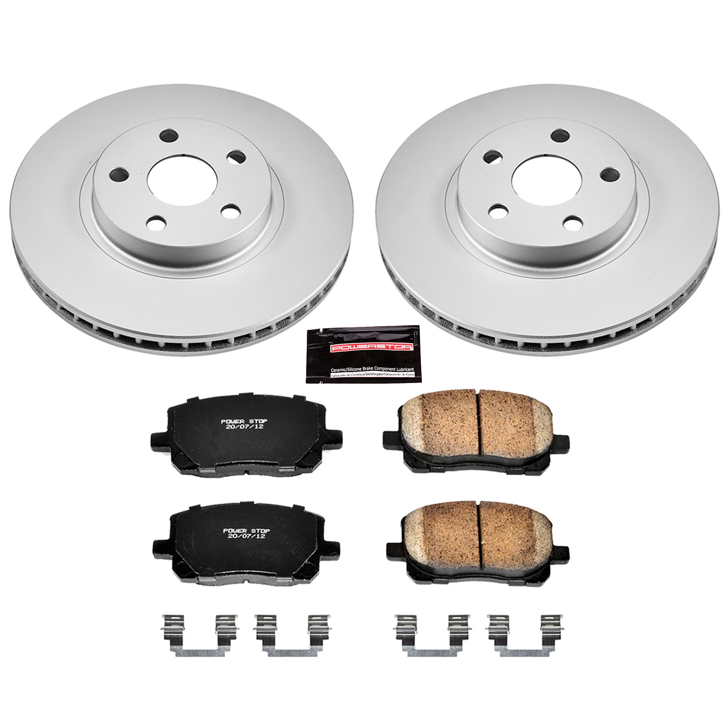 Power Stop - CRK2316 - Front - Disc Brake Pad and Rotor Kit