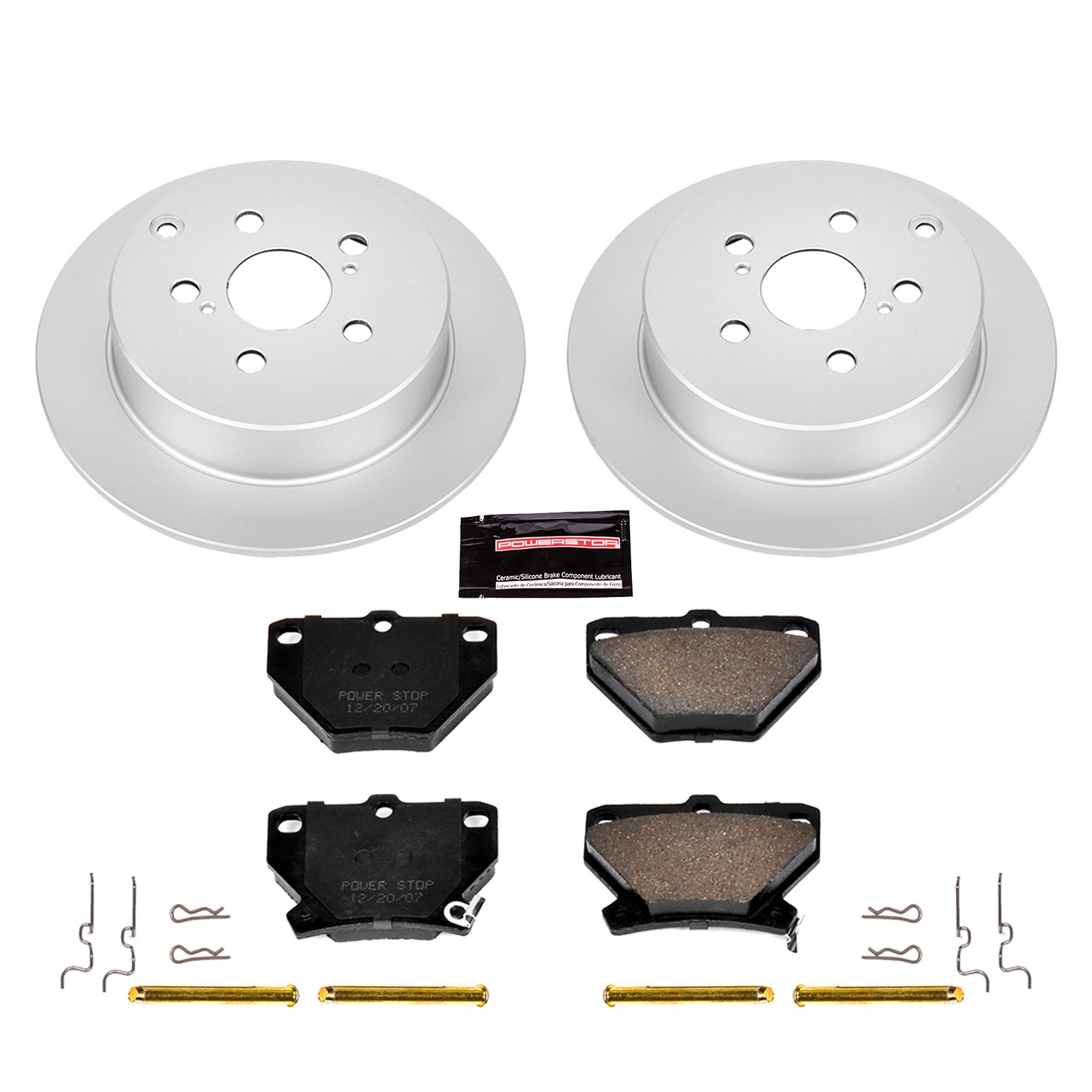 Power Stop - CRK2318 - Rear - Disc Brake Pad and Rotor Kit