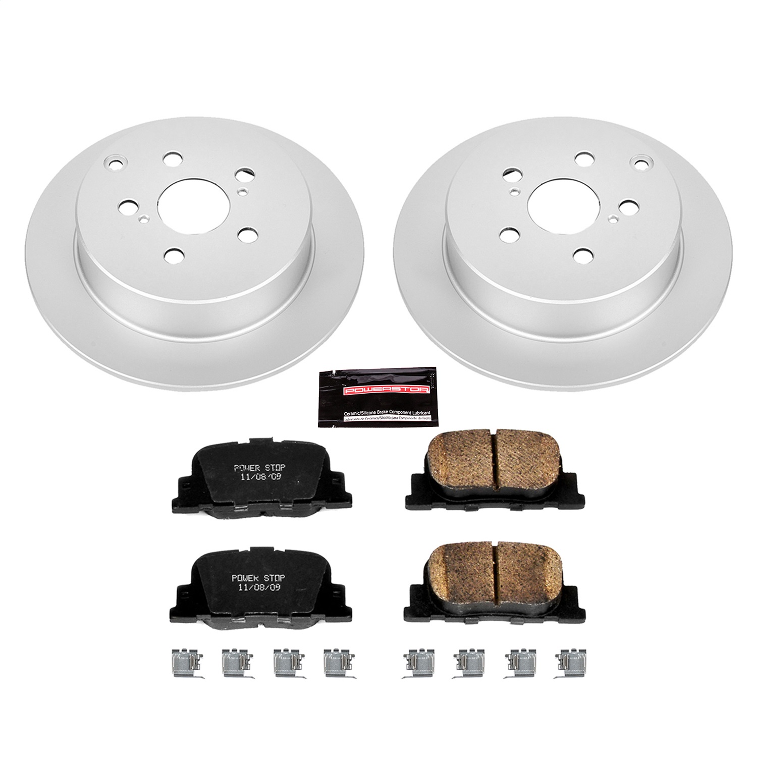 Power Stop - CRK2319 - Rear - Disc Brake Pad and Rotor Kit