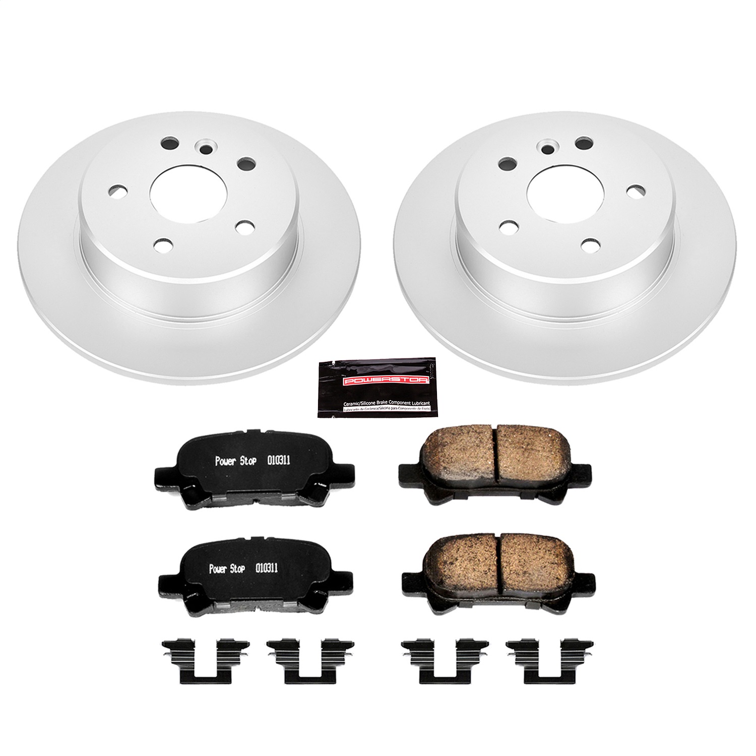 Power Stop - CRK2322 - Rear - Disc Brake Pad and Rotor Kit