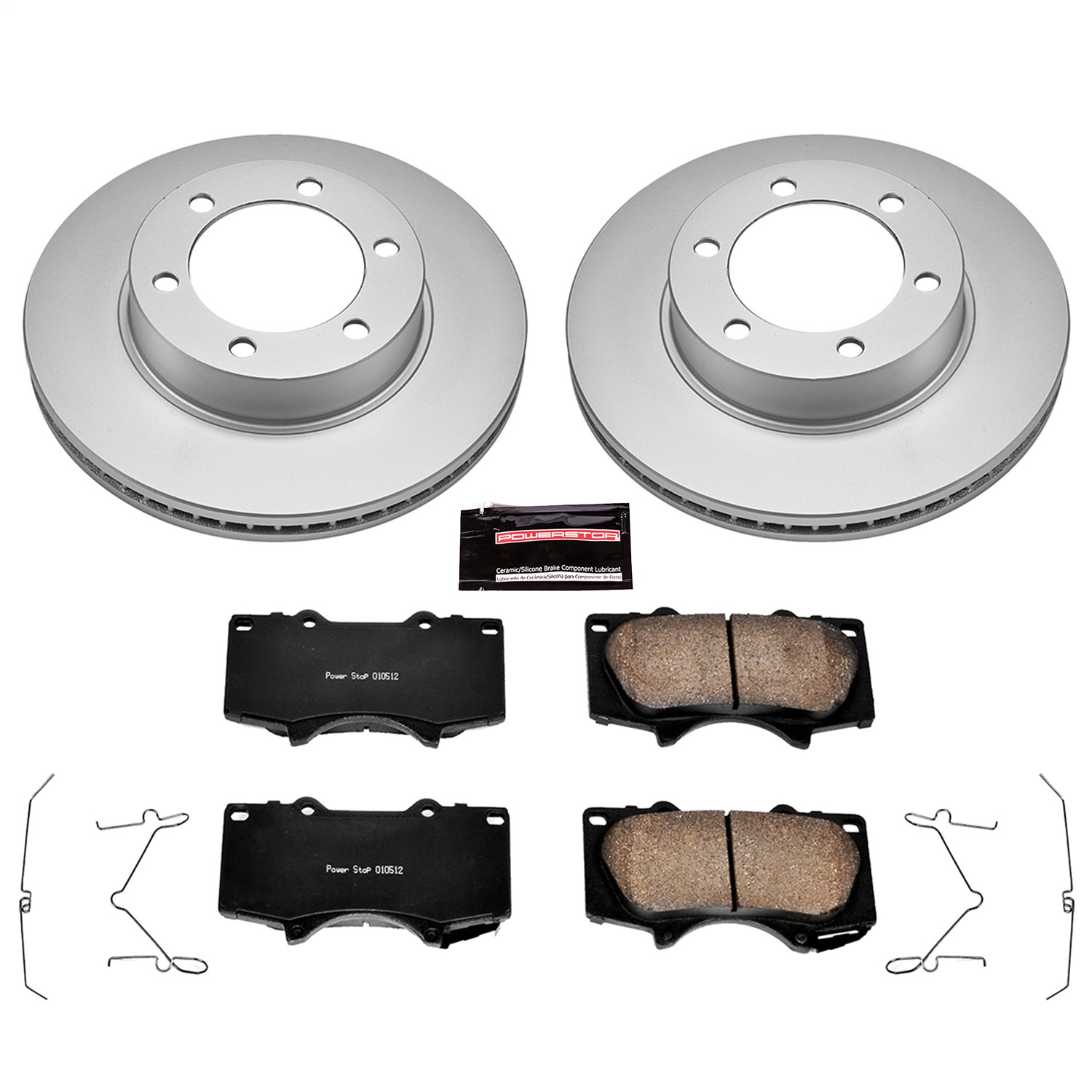 Power Stop - CRK2324 - Front - Disc Brake Pad and Rotor Kit
