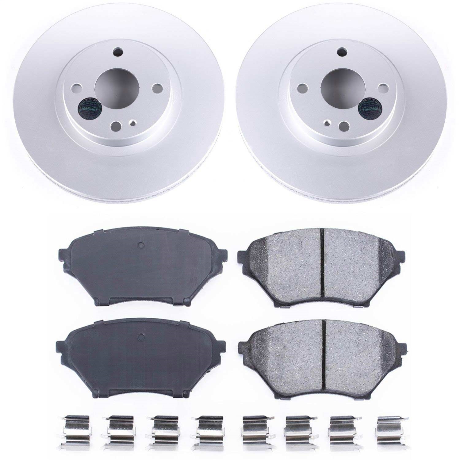 Power Stop - CRK2353 - Front - Disc Brake Pad and Rotor Kit