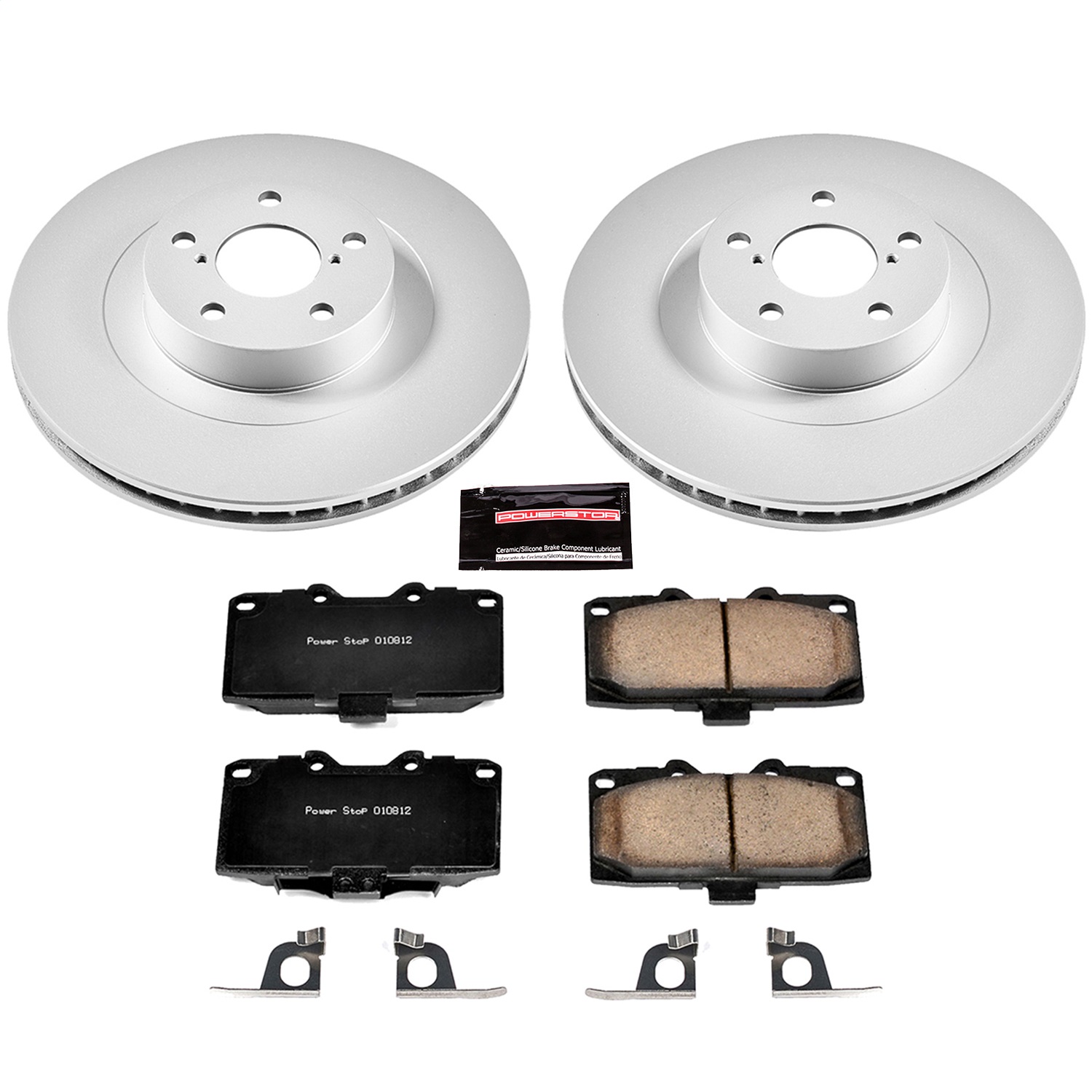 Power Stop - CRK2367 - Front - Disc Brake Pad and Rotor Kit
