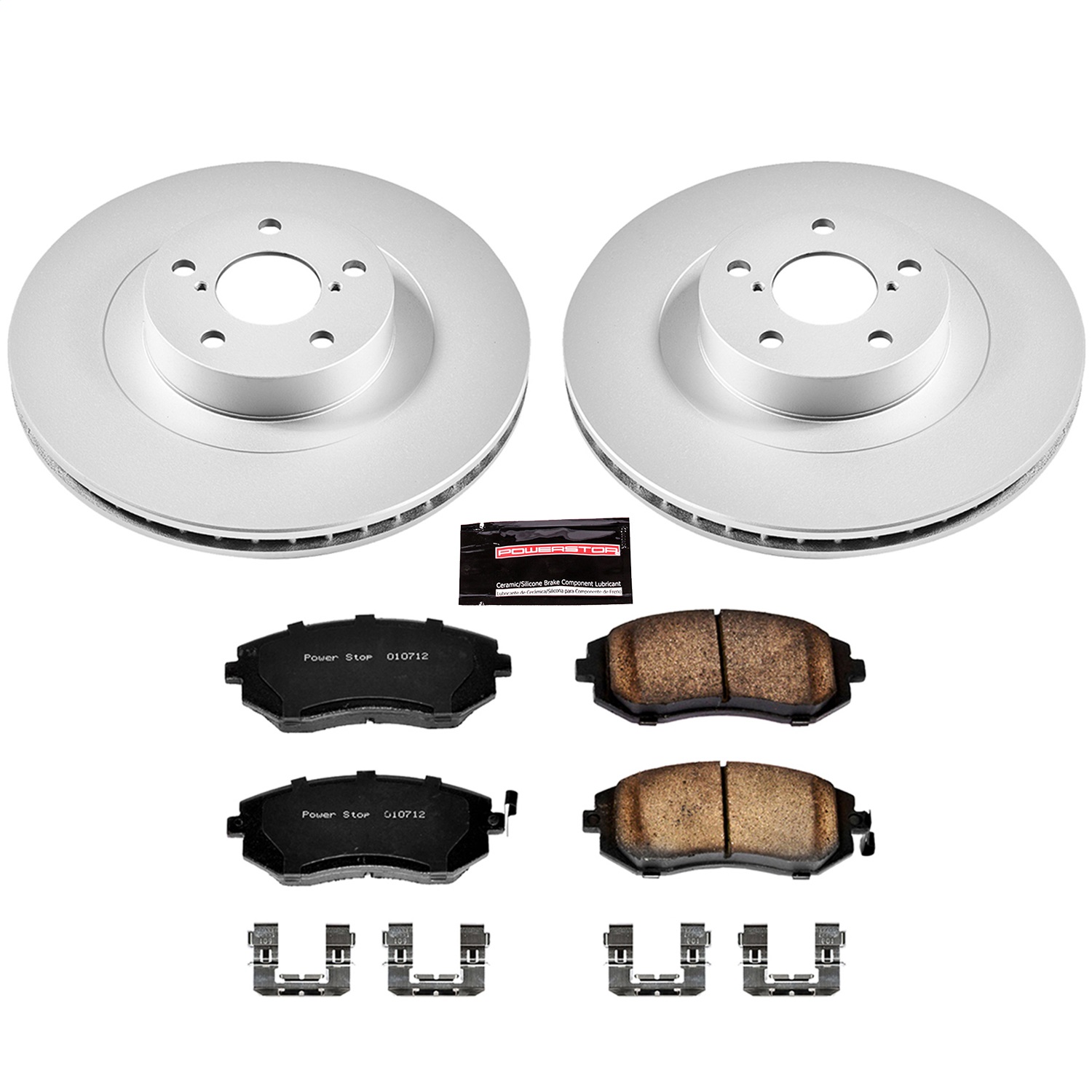 Power Stop - CRK2373 - Front - Disc Brake Pad and Rotor Kit