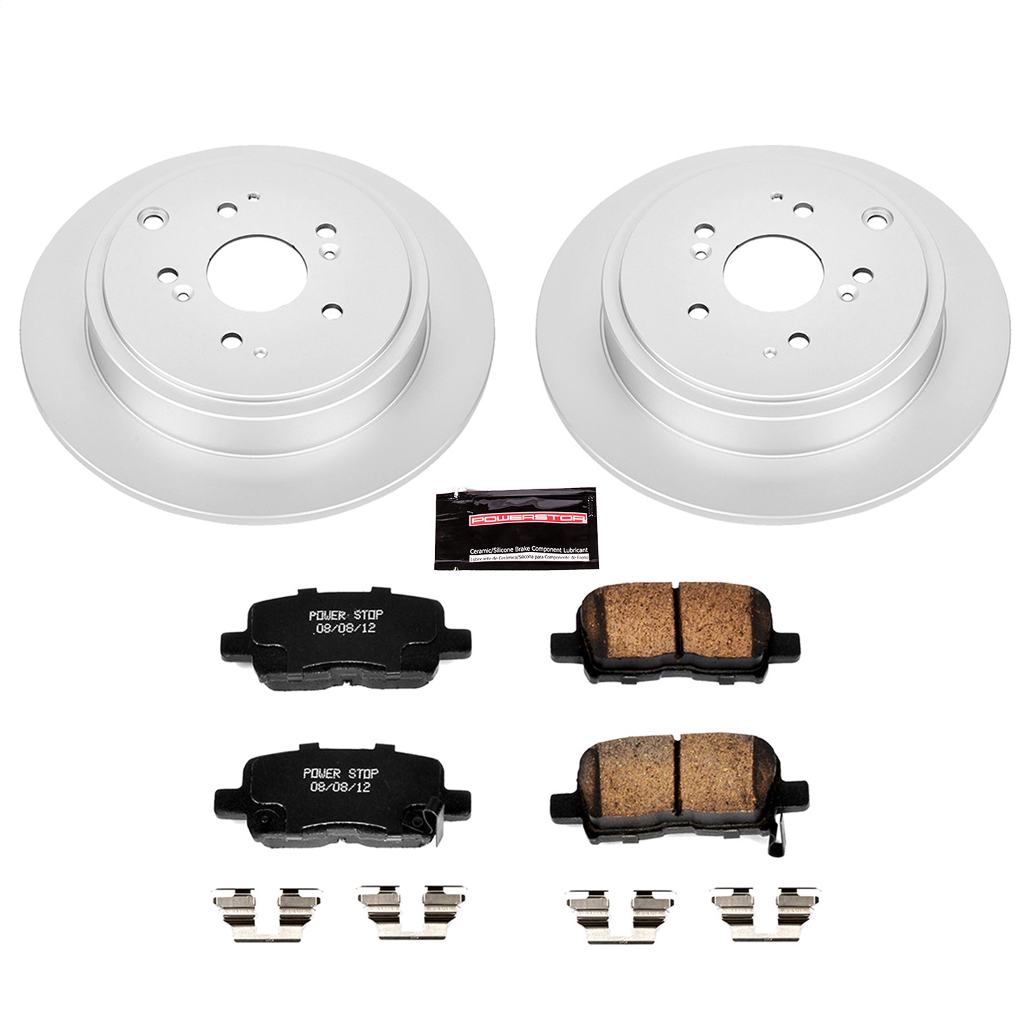 Power Stop - CRK2382 - Rear - Disc Brake Pad and Rotor Kit
