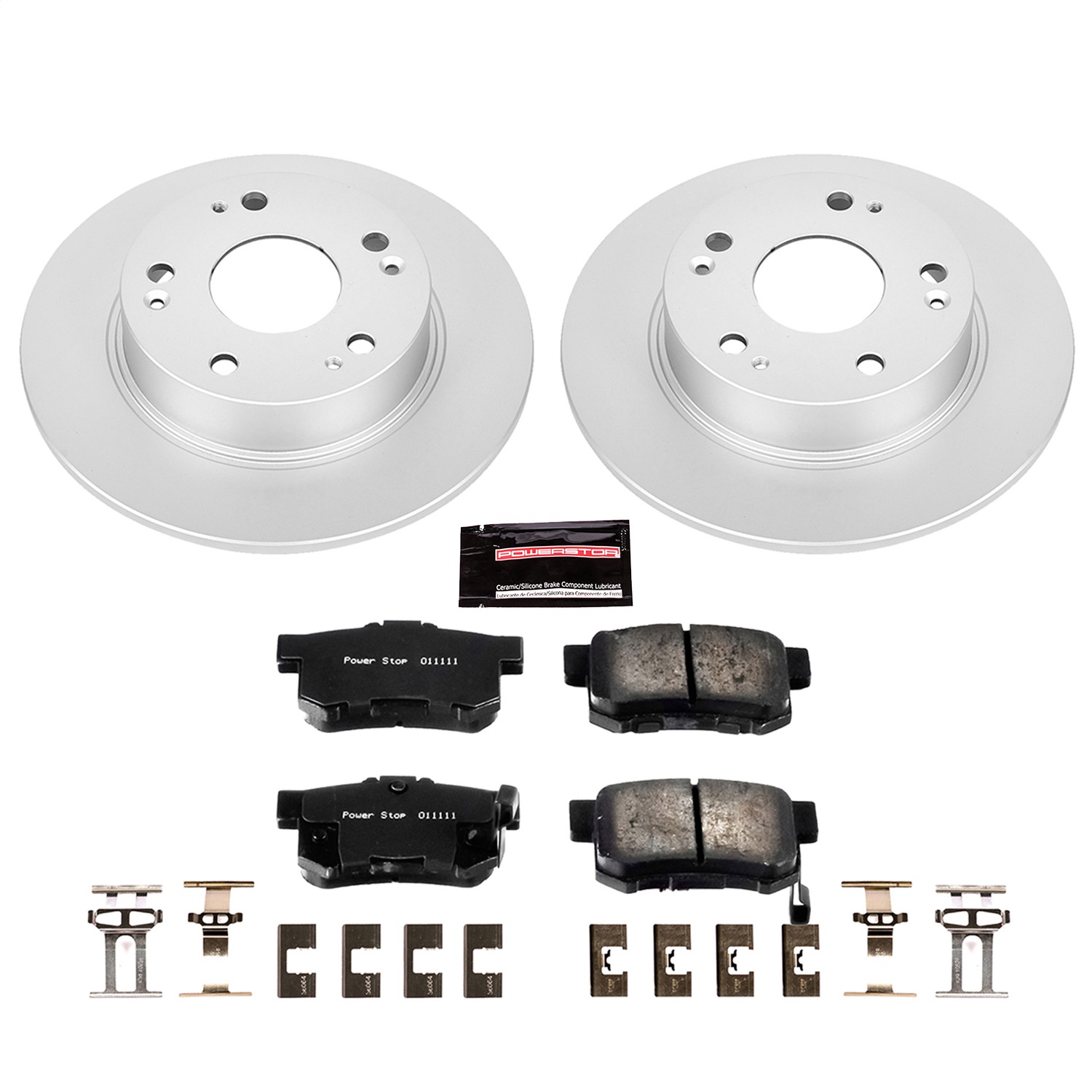 Power Stop - CRK2391 - Rear - Disc Brake Pad and Rotor Kit