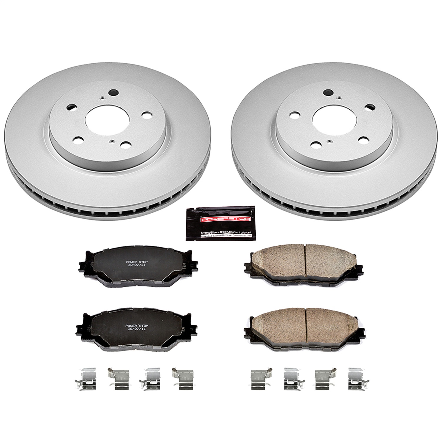 Power Stop - CRK2406 - Front - Disc Brake Pad and Rotor Kit